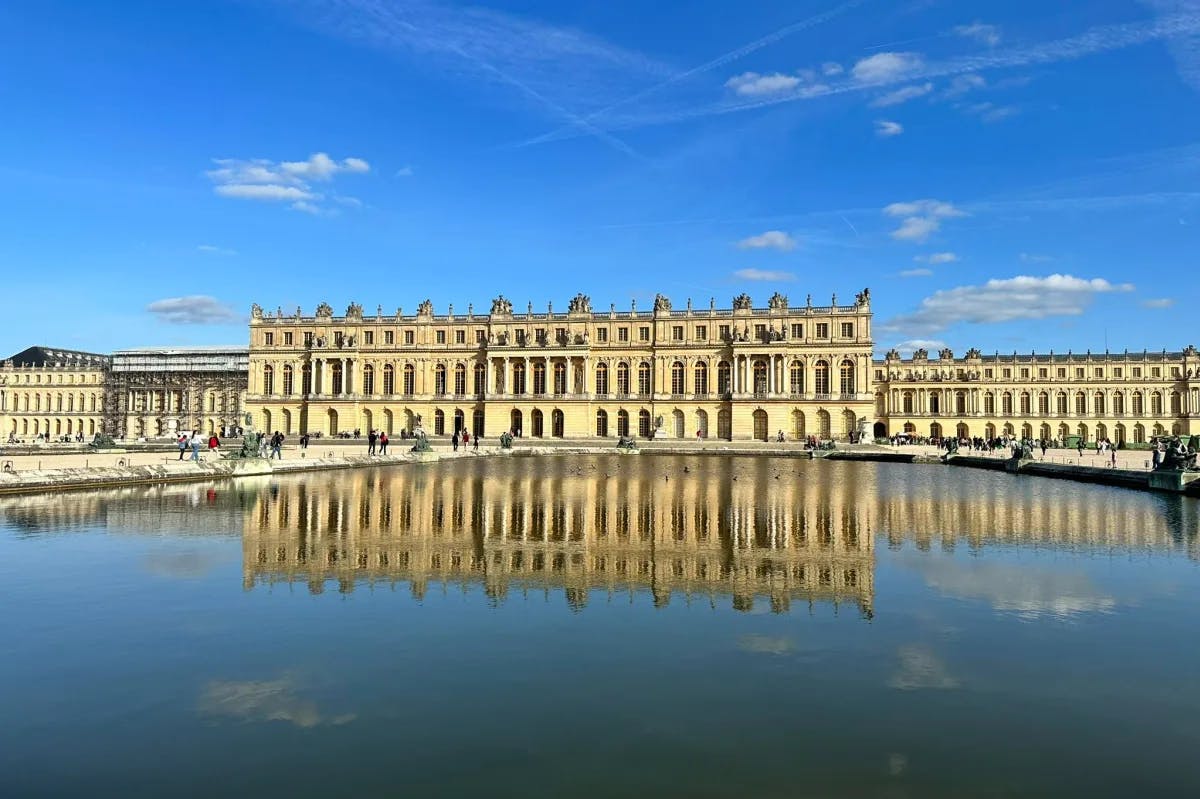 The Palace of Versailles is a former royal residence built by King Louis XIV located in Versailles.
