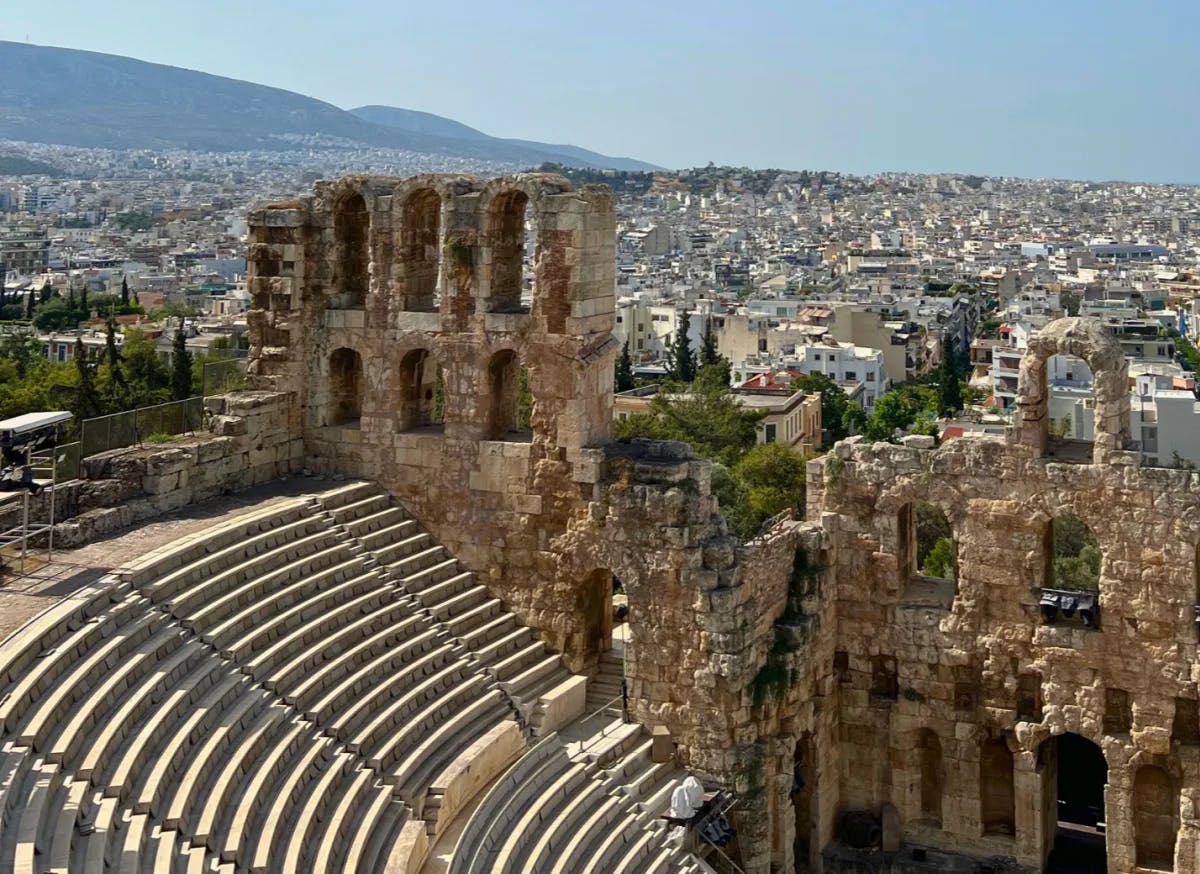 Odeon of Herodes Atticus by Nora Sibley