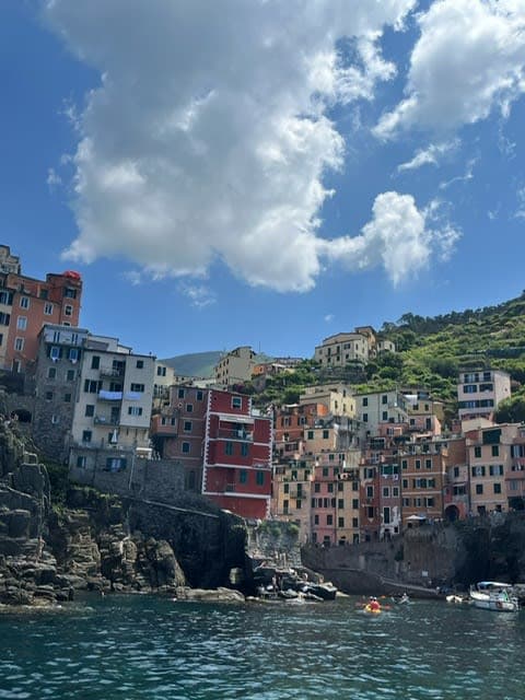View of a coast in Italy