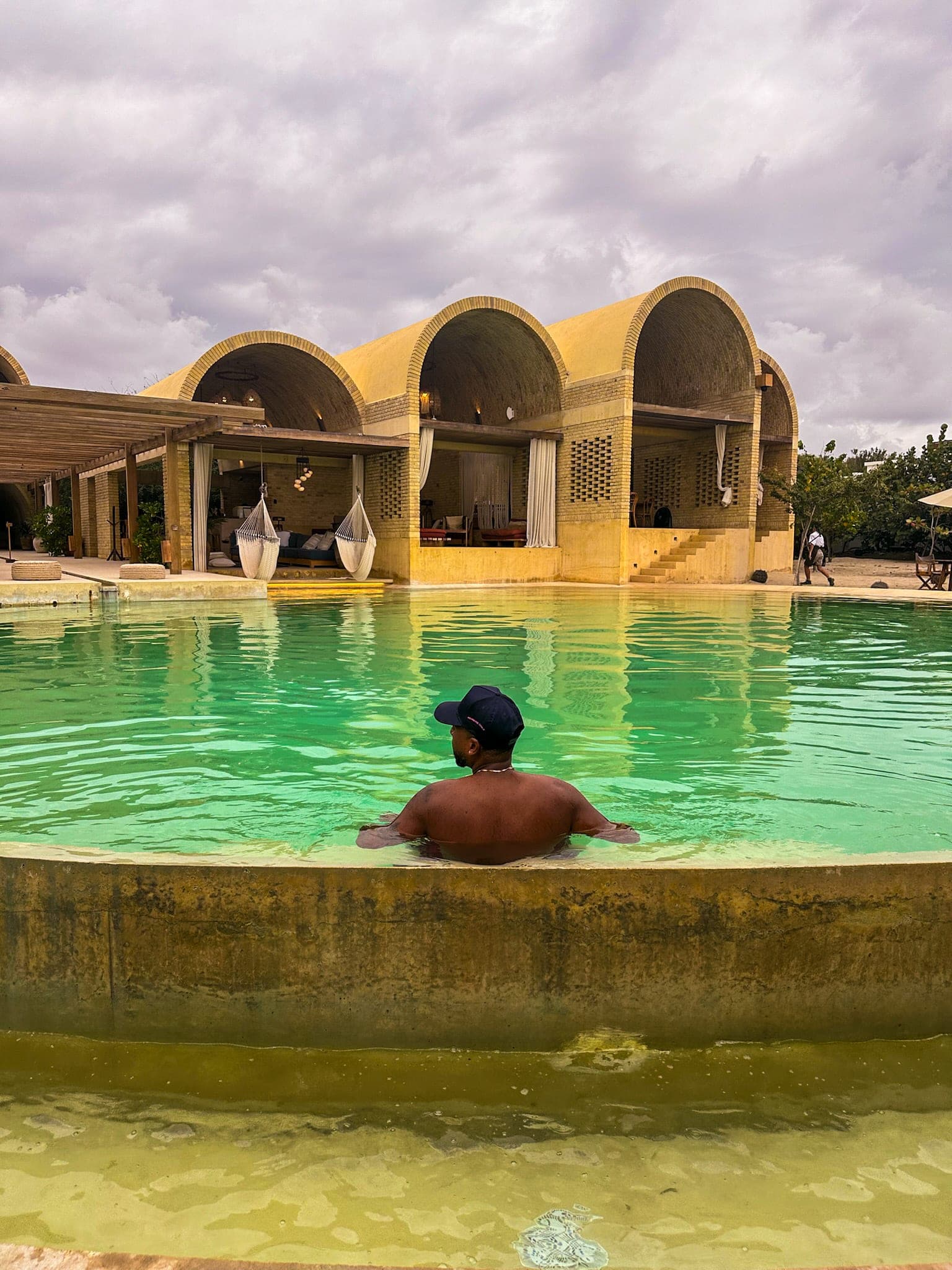 Beautiful view of pool at Casona Sforza