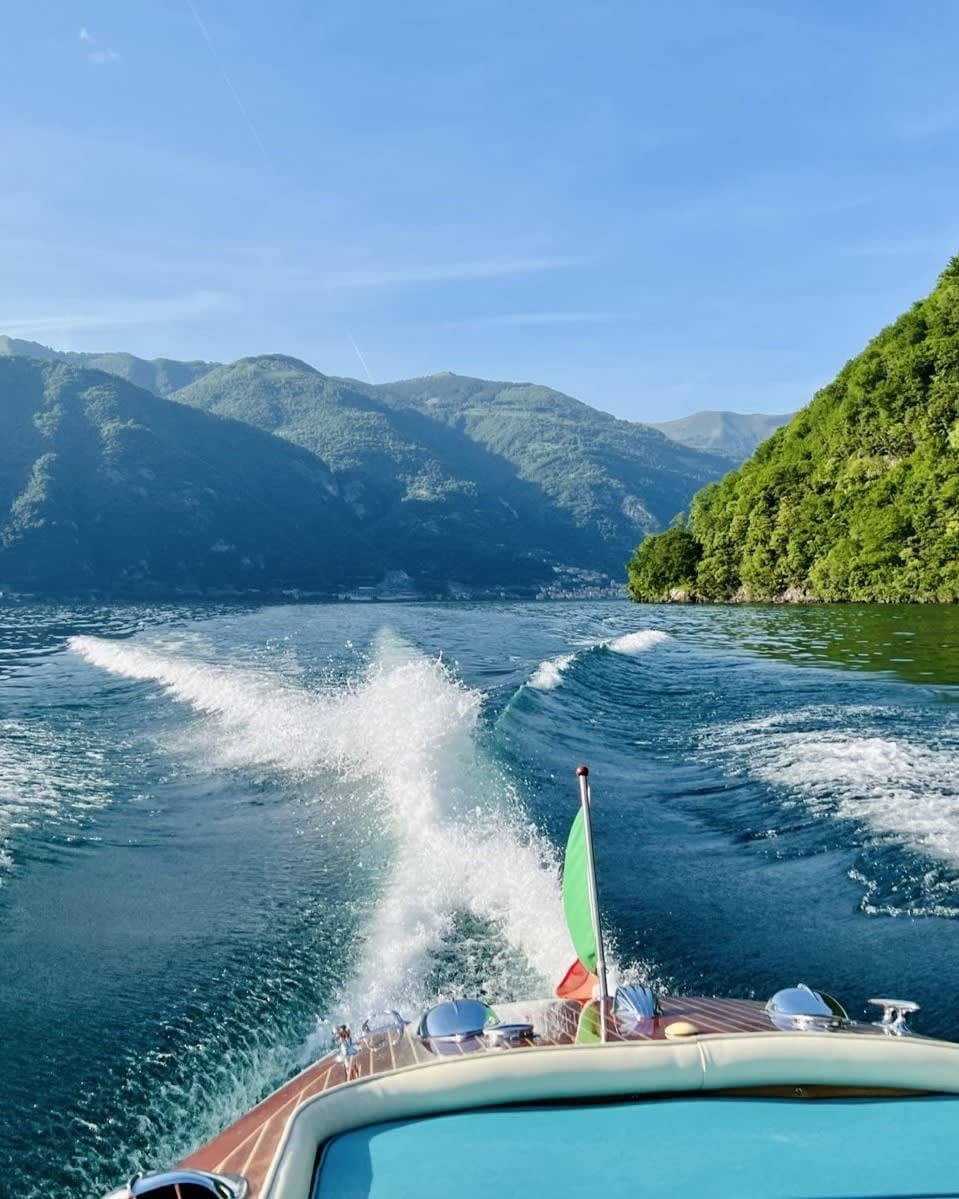 Beautiful view of Lake como