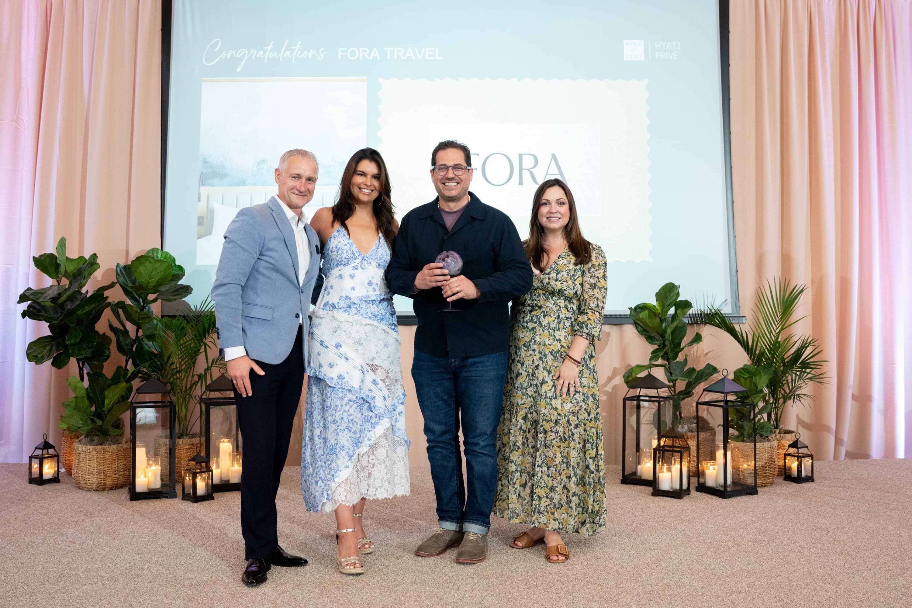 Featured image for Fora Wins Top Performing Agency Award from Hyatt Privé