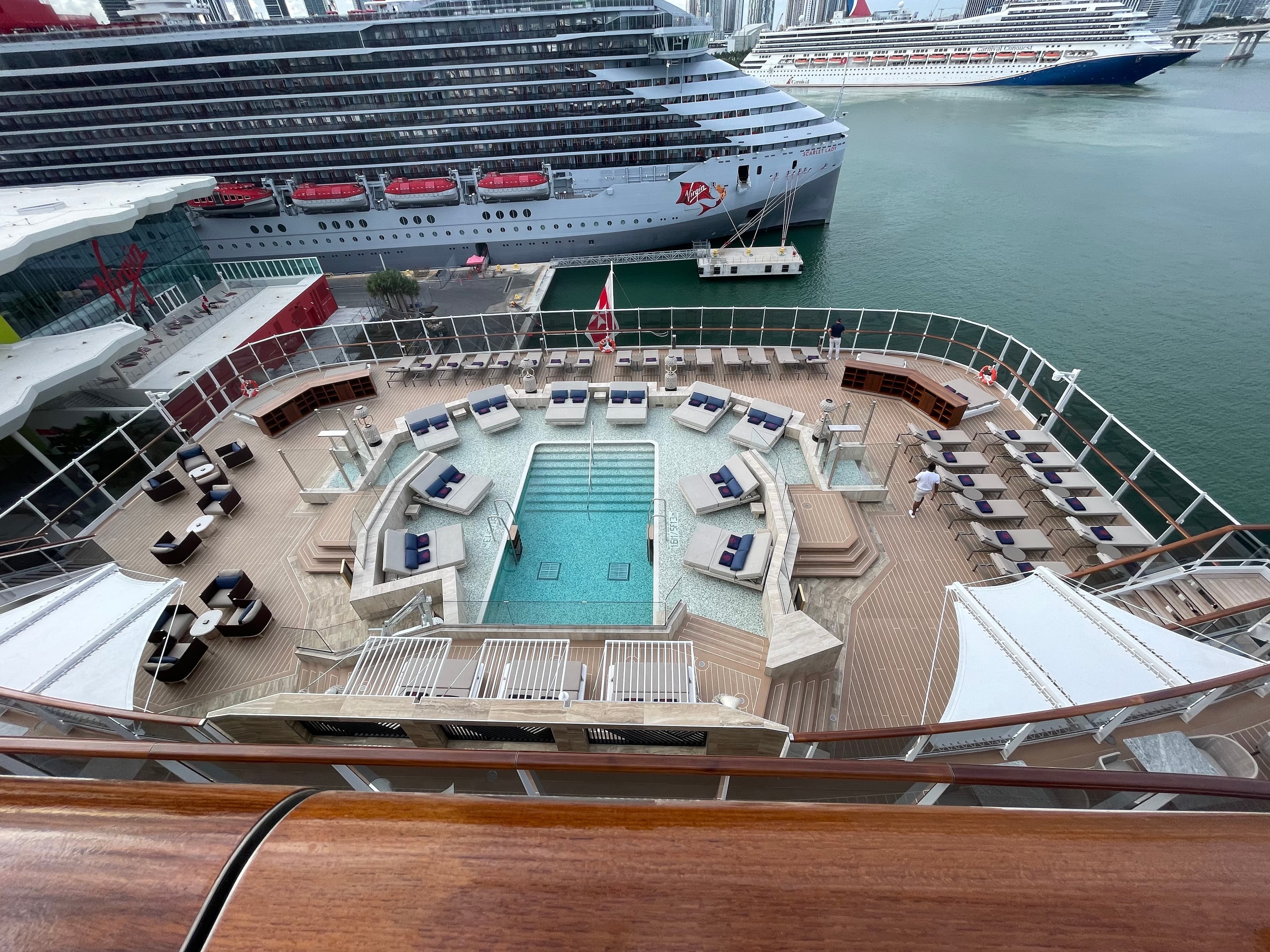 Onboard cruise ship.