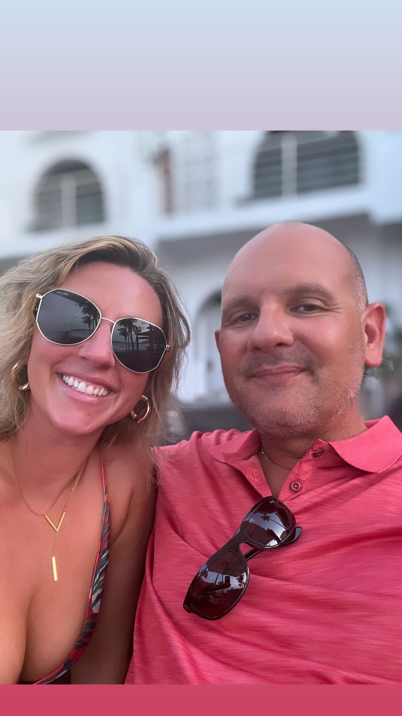 An image of a couple on vacation.