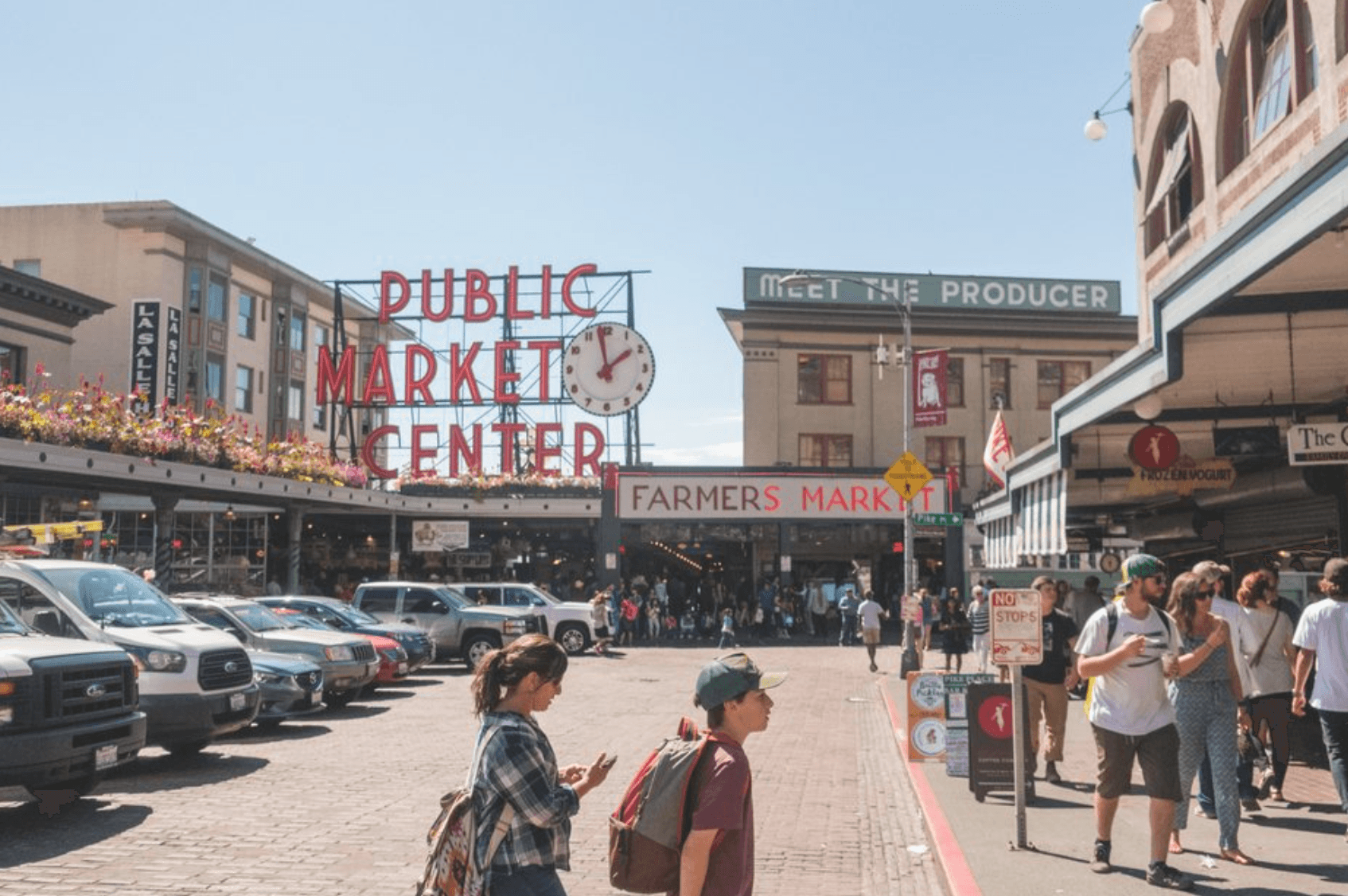 Market during the day.