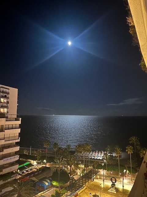 Moon over Marbella.