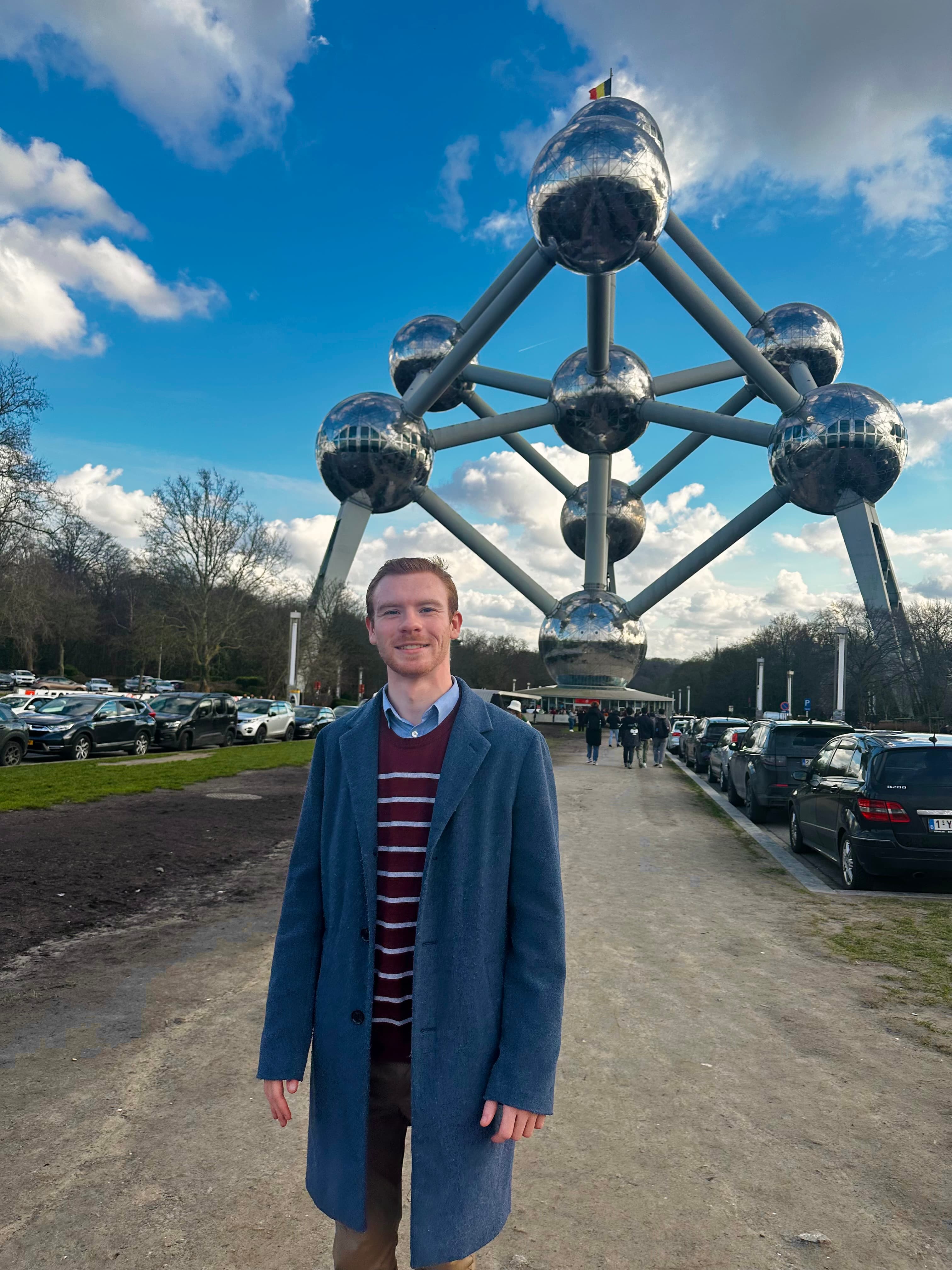 A view of the advisor posing during the daytime. 