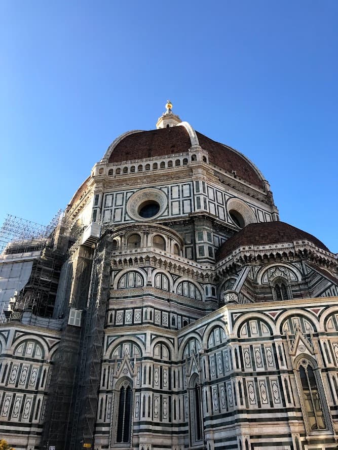 The Cathedral of Santa Maria del Fiore in Florence, Italy, showcasing its stunning architecture and iconic dome.