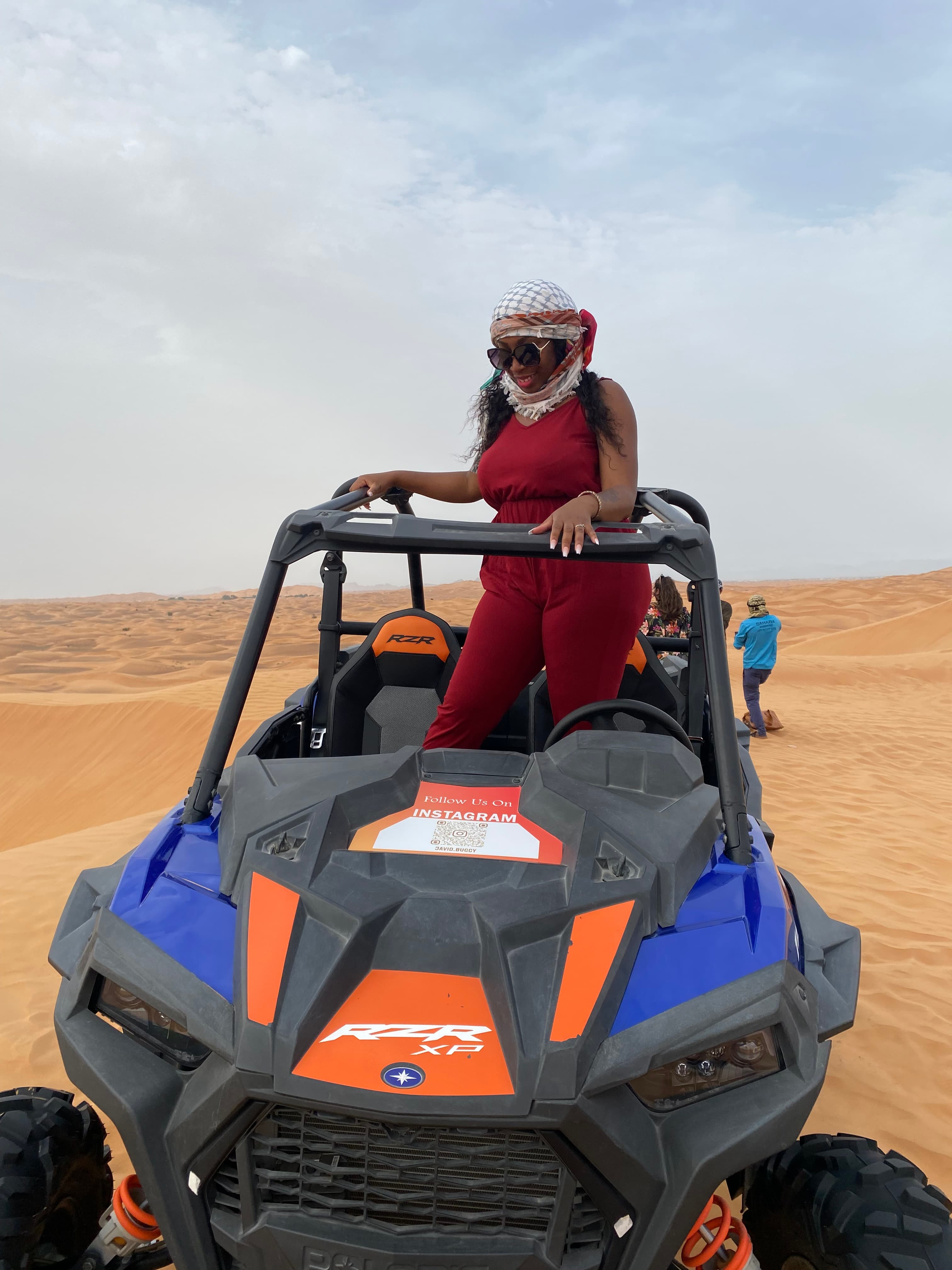 Doom bugee in the sand.