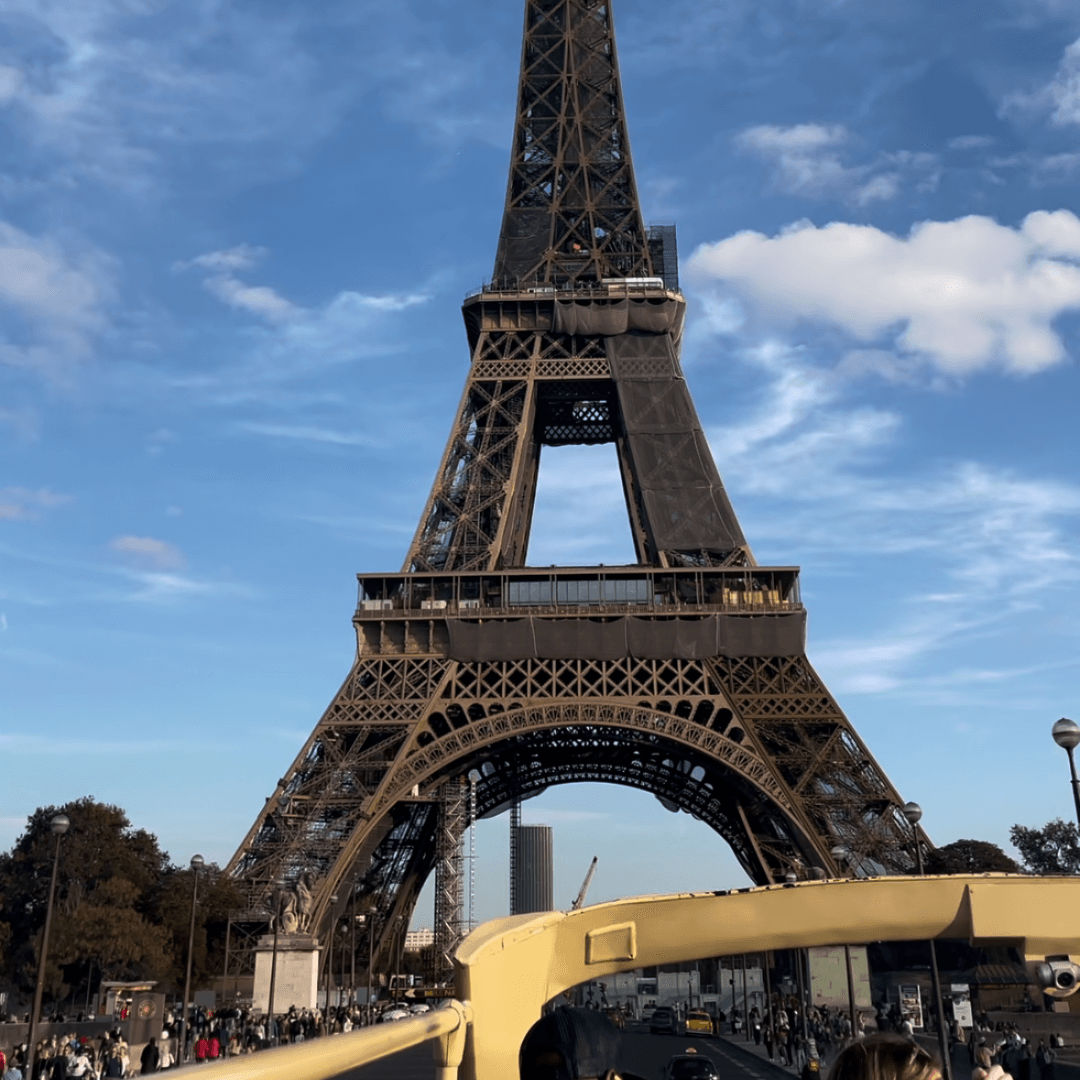 Eiffel Tower in Paris.