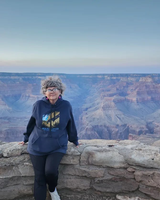 Picture of Leigh at Grand Canyon National Park