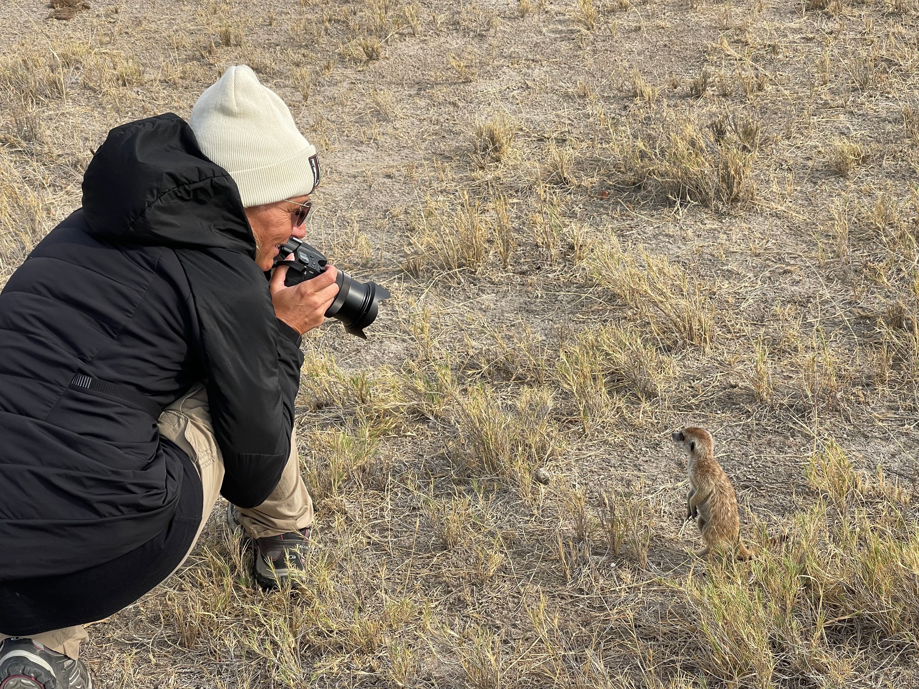Picture of Tracy with camera in hand