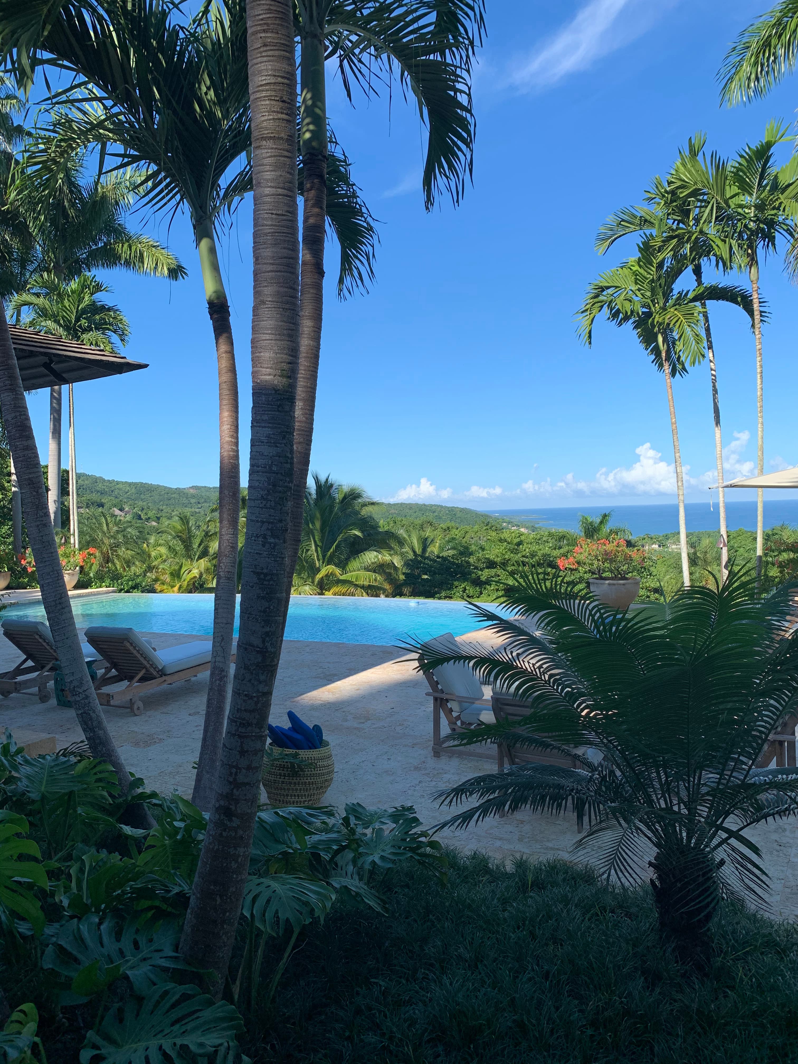 Relaxing view of a luxury resort