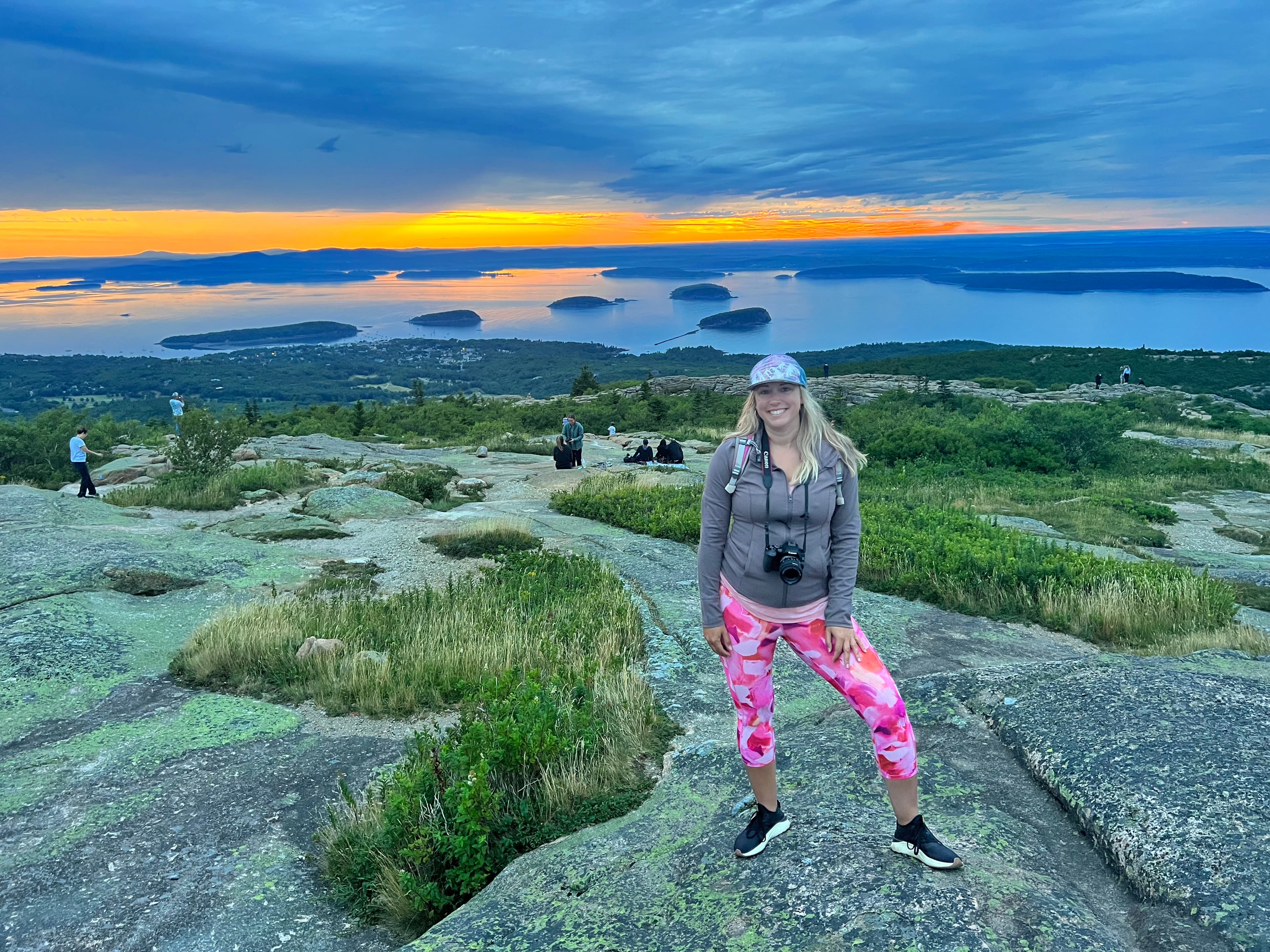 Beautiful view of sunrise in Maine