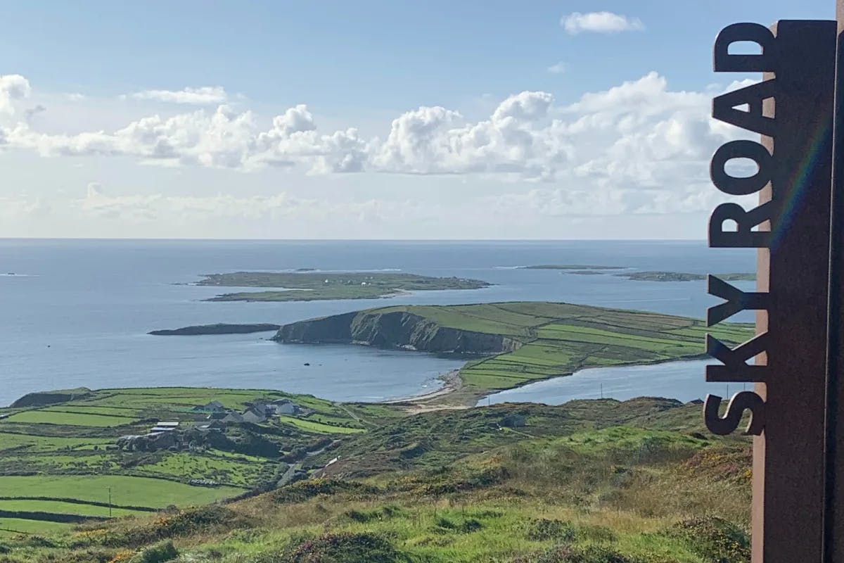 Sky Road is a panoramic road that starts and ends in Clifden.
