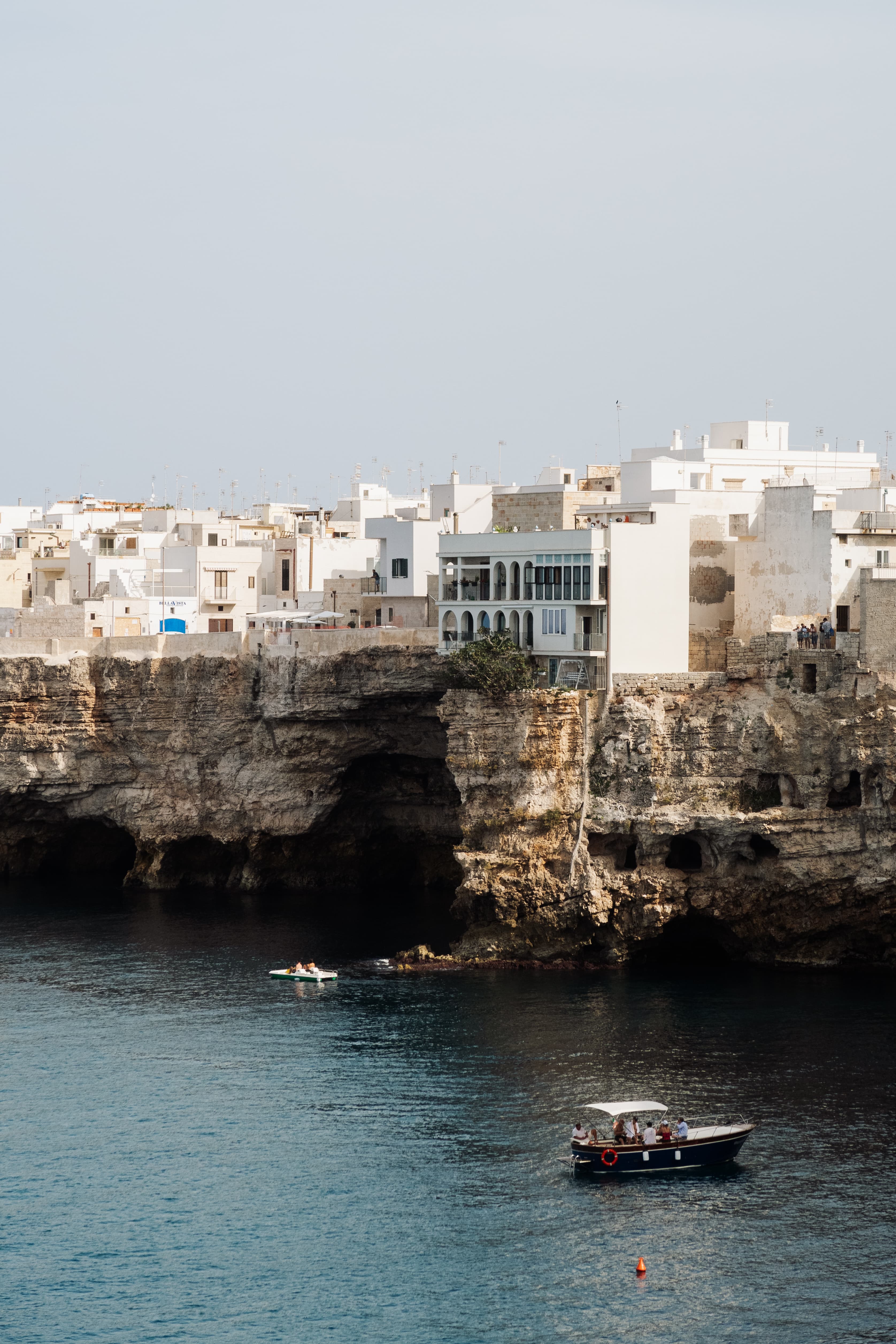 Ships sailing in the sea