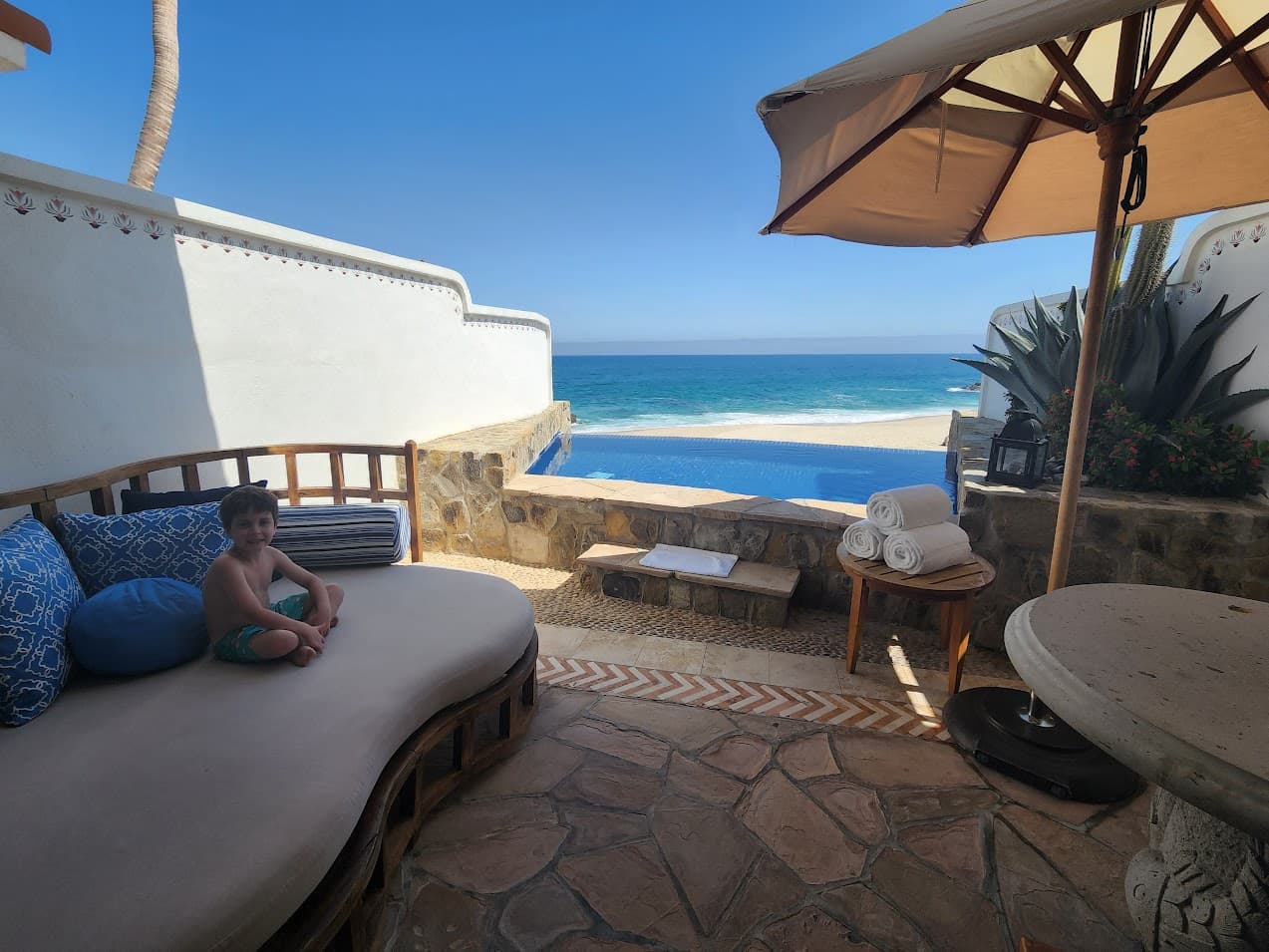 Sea and sea side view