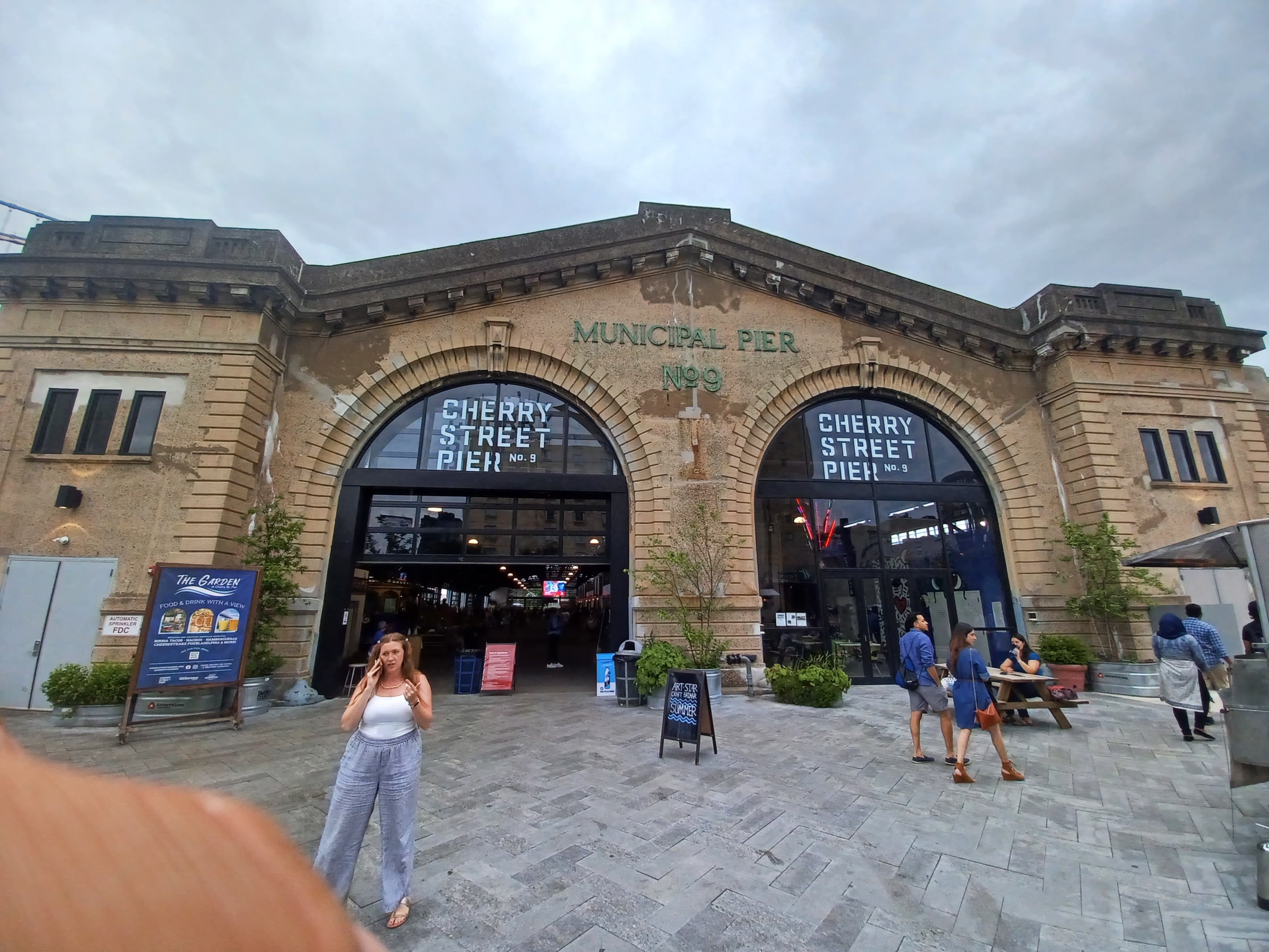 A brown concrete castle