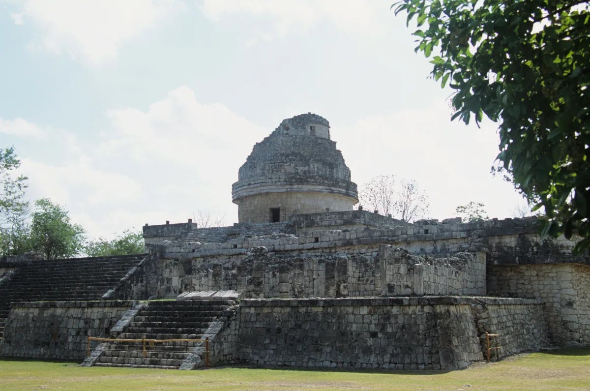 A picture of Mayan Ruins in Tikal taken during the daytime.