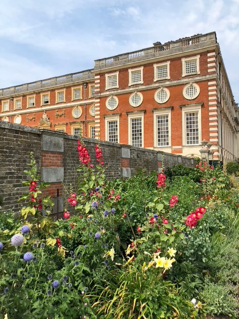View of the Hampton Court Palace