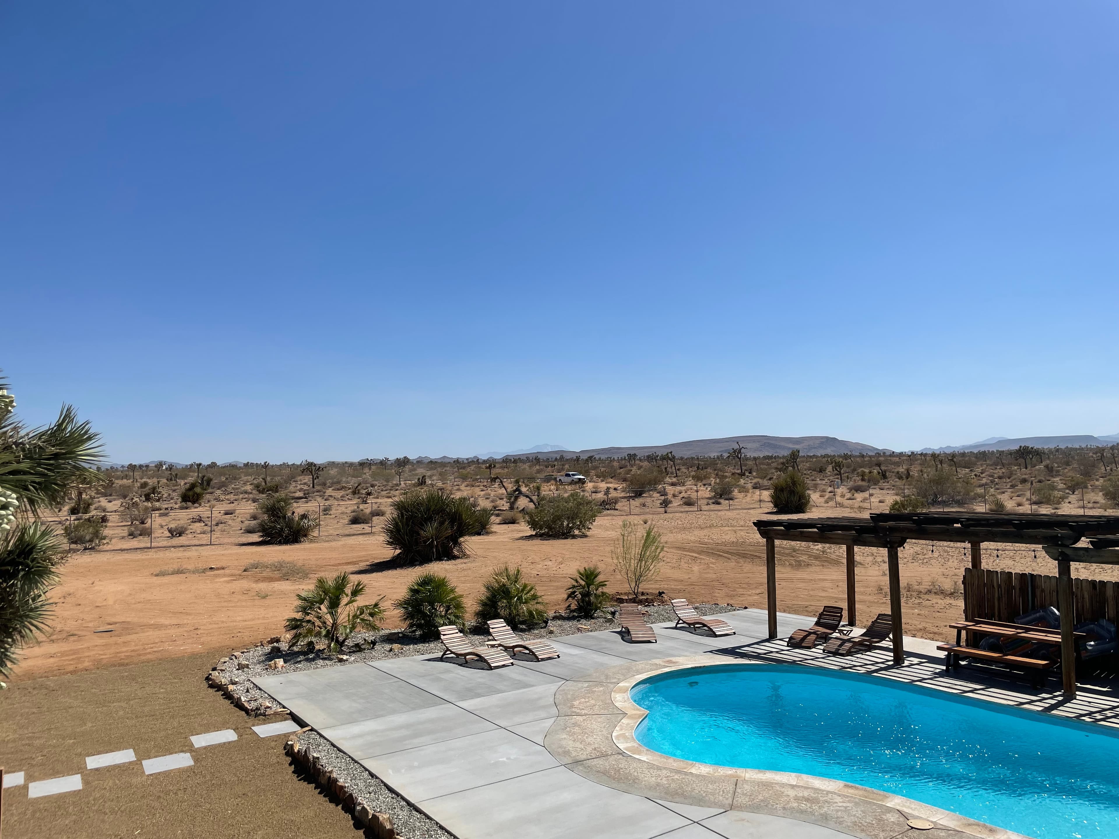 View of a pool in a valley