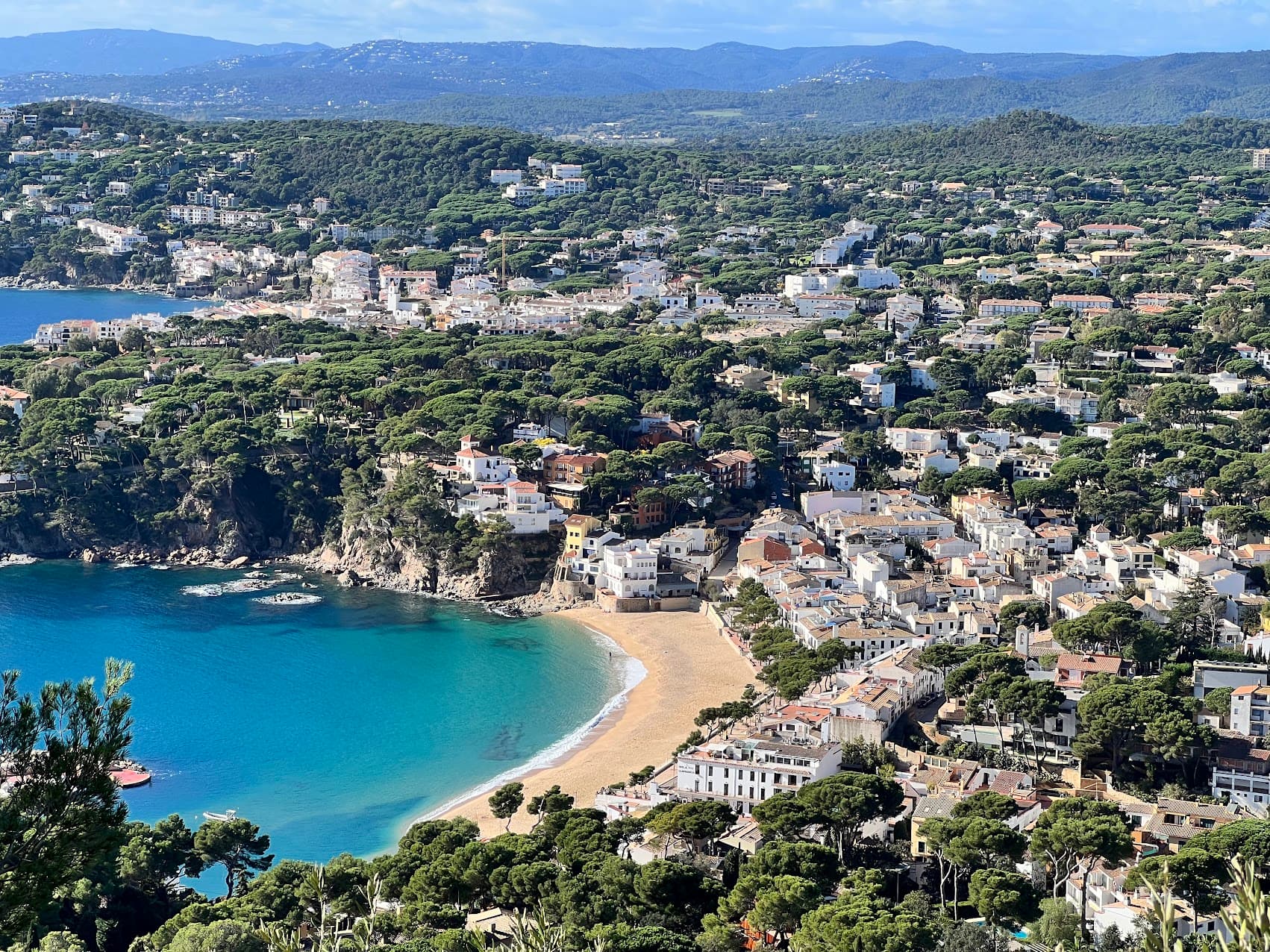 Beautiful view of Llafranc Costa Brava