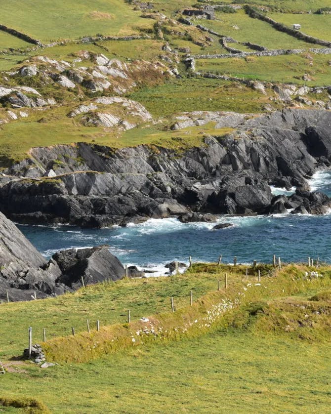 View of Dingle Peninsula in Ireland