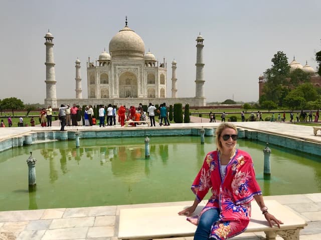Picture of Lori at Taj Mahal palace