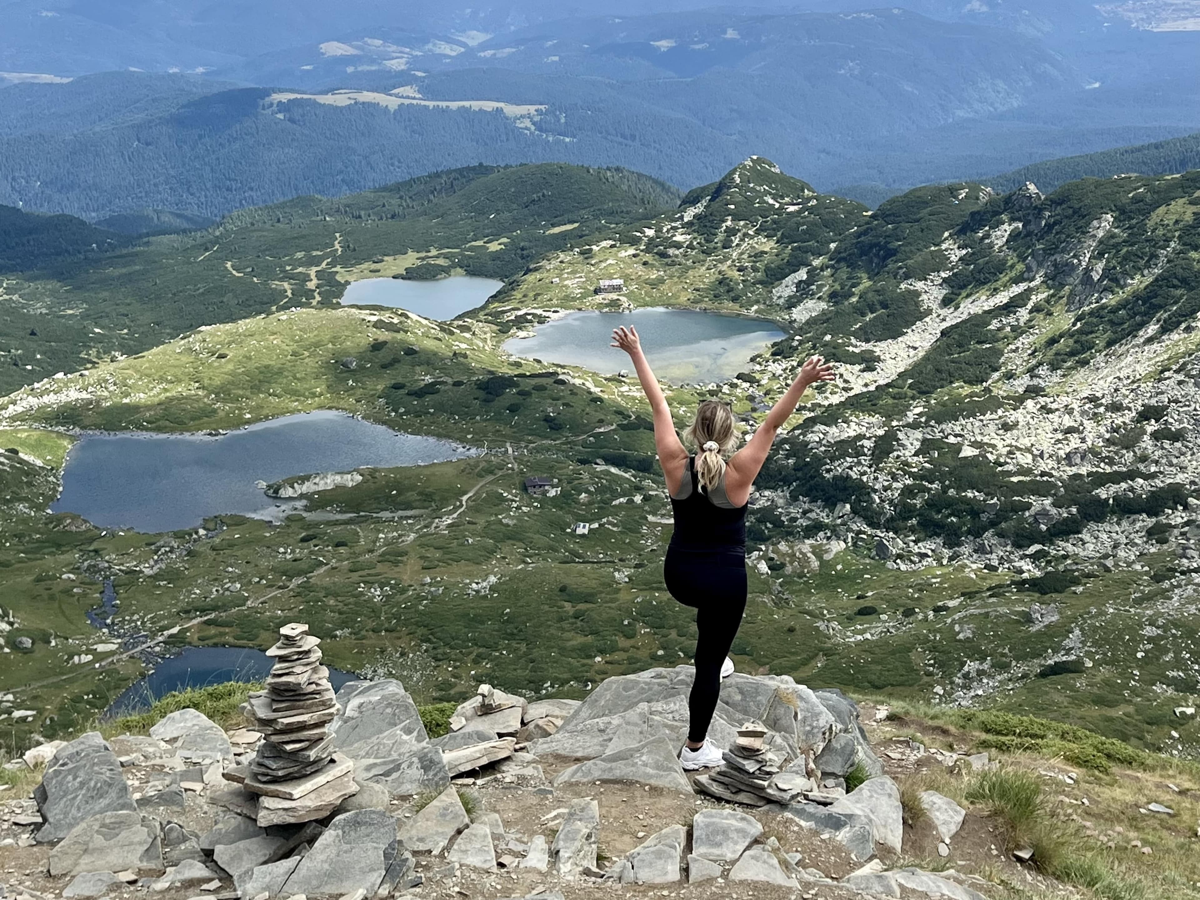 Picture of Maddie at Seven Rila Lake Bulgaria