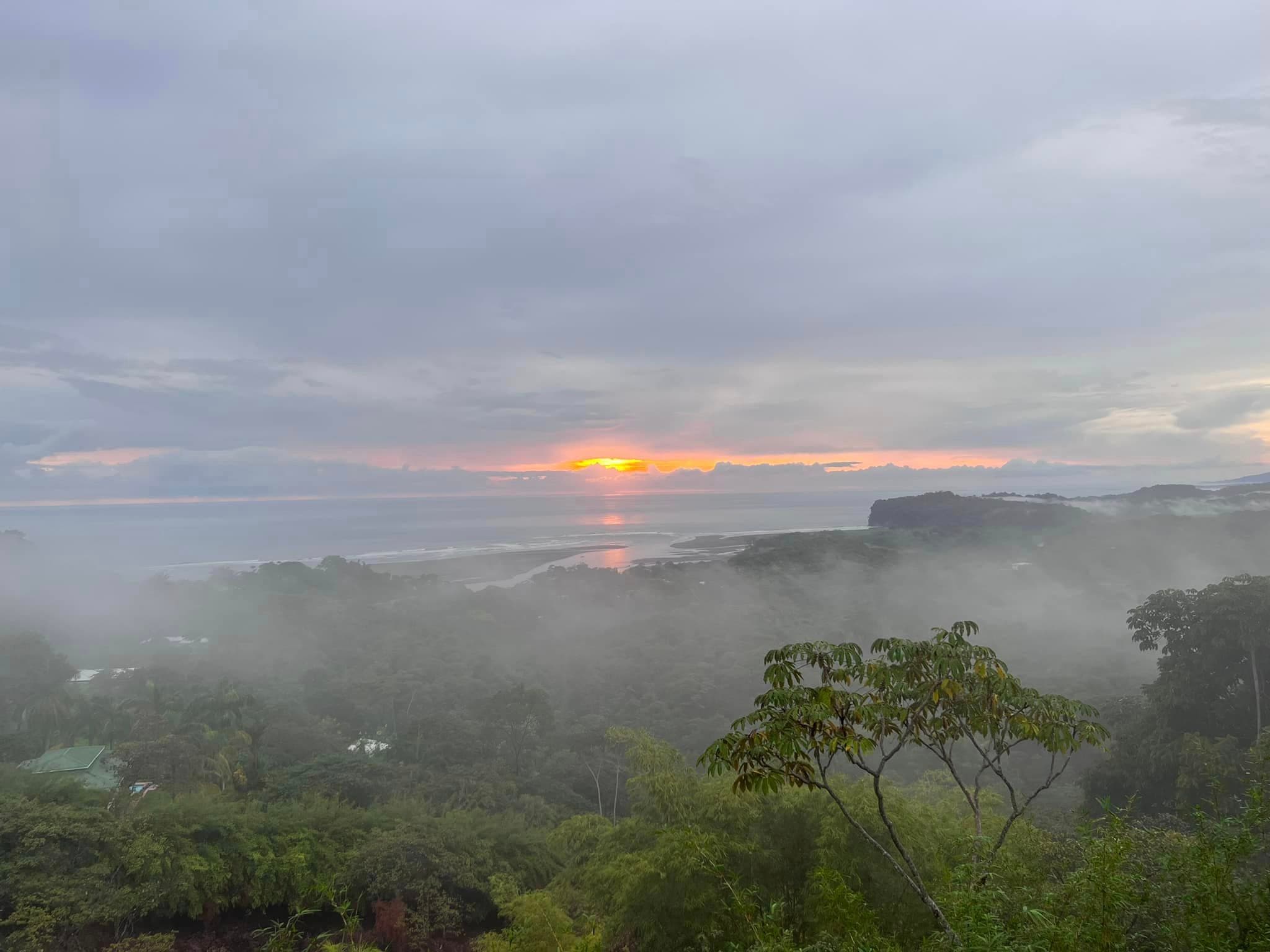 Beautiful view of sunrise in the valley