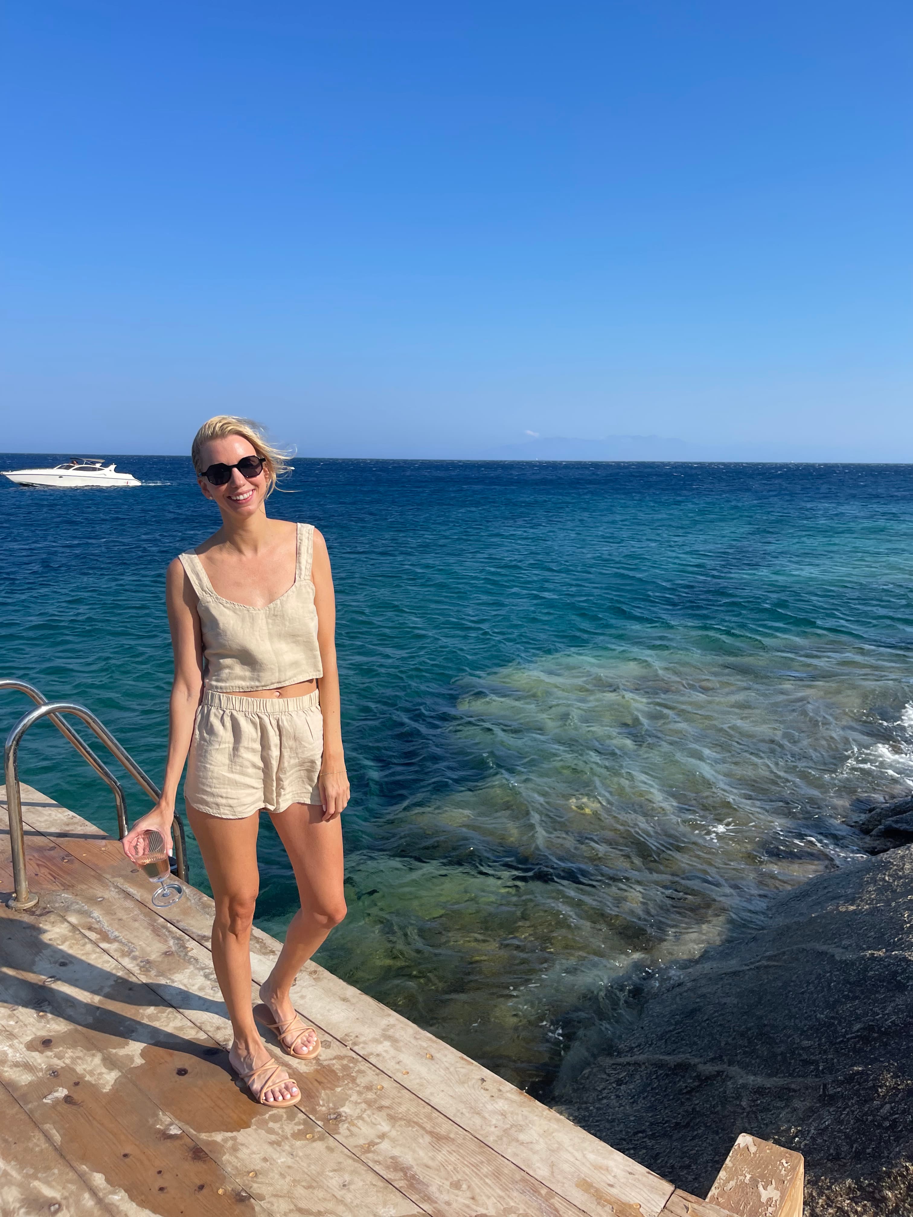 Picture of Sarah near water