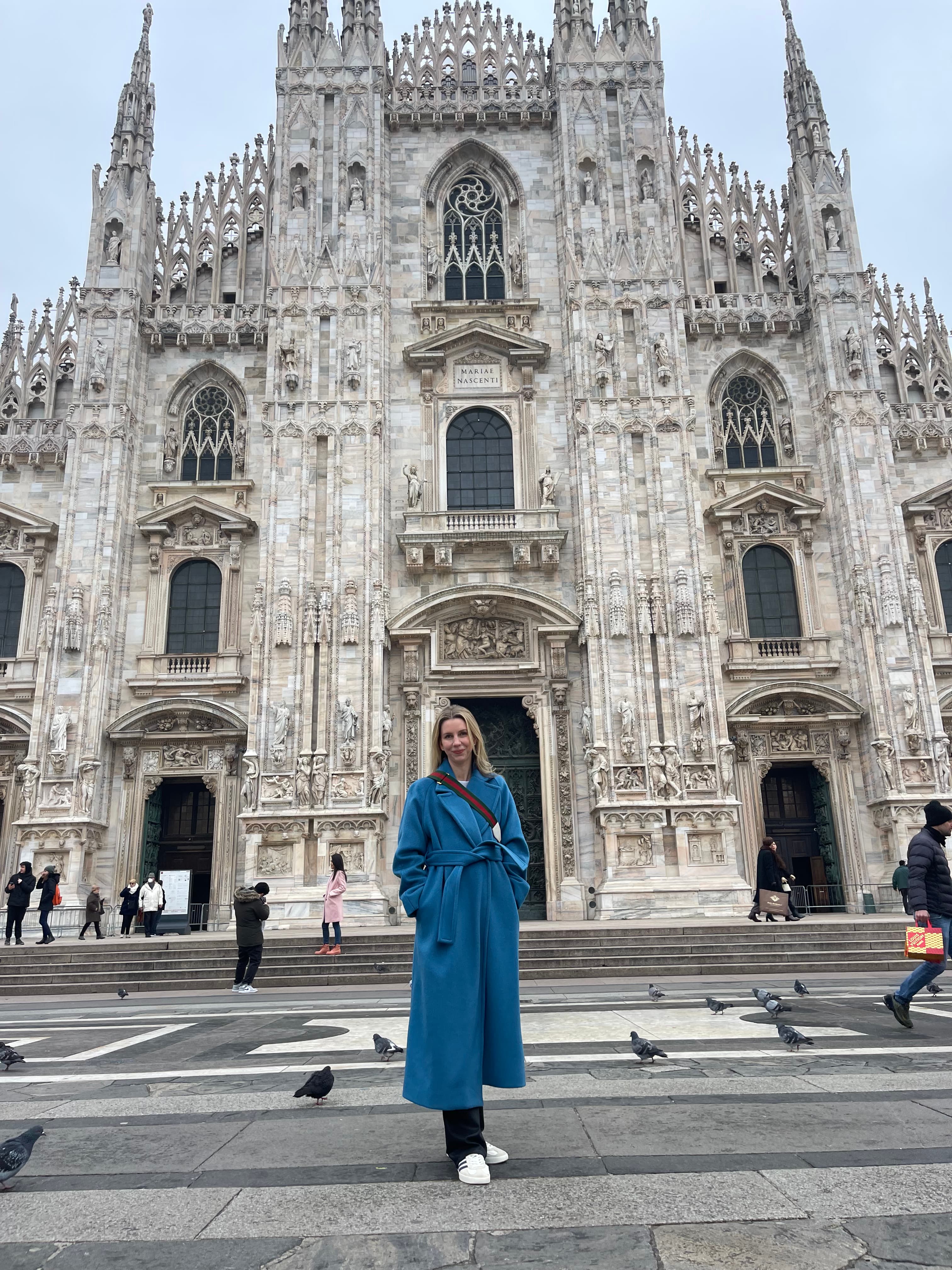 Picture of Sarah at Duomo di Milano