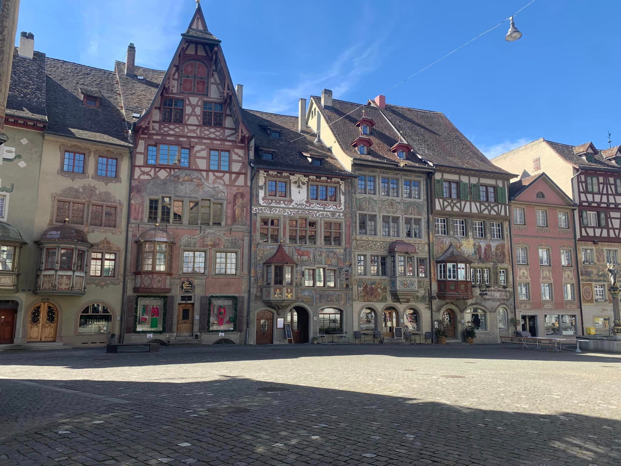 View of a medieval town in Germany