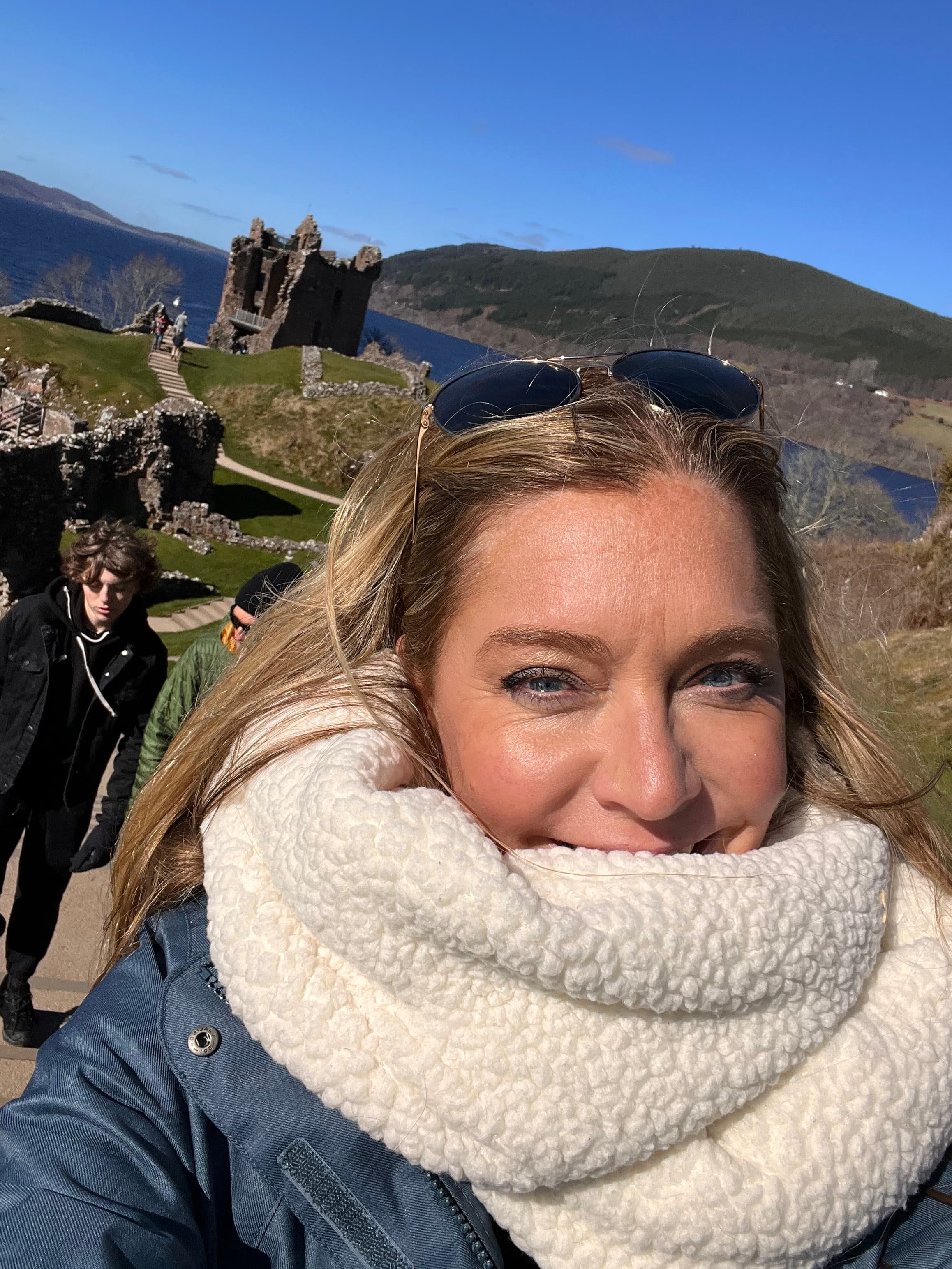 Picture of Tamara at Urquhart Castle