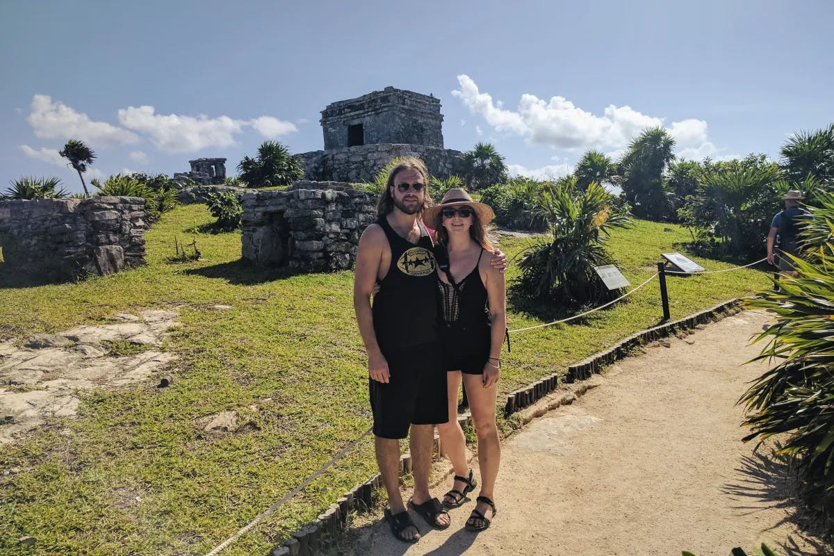 Photo by the Tulum Ruins featuring stunning coastal Mayan ruins perched atop cliffs.