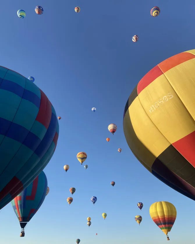 Picture of Hot air balloons