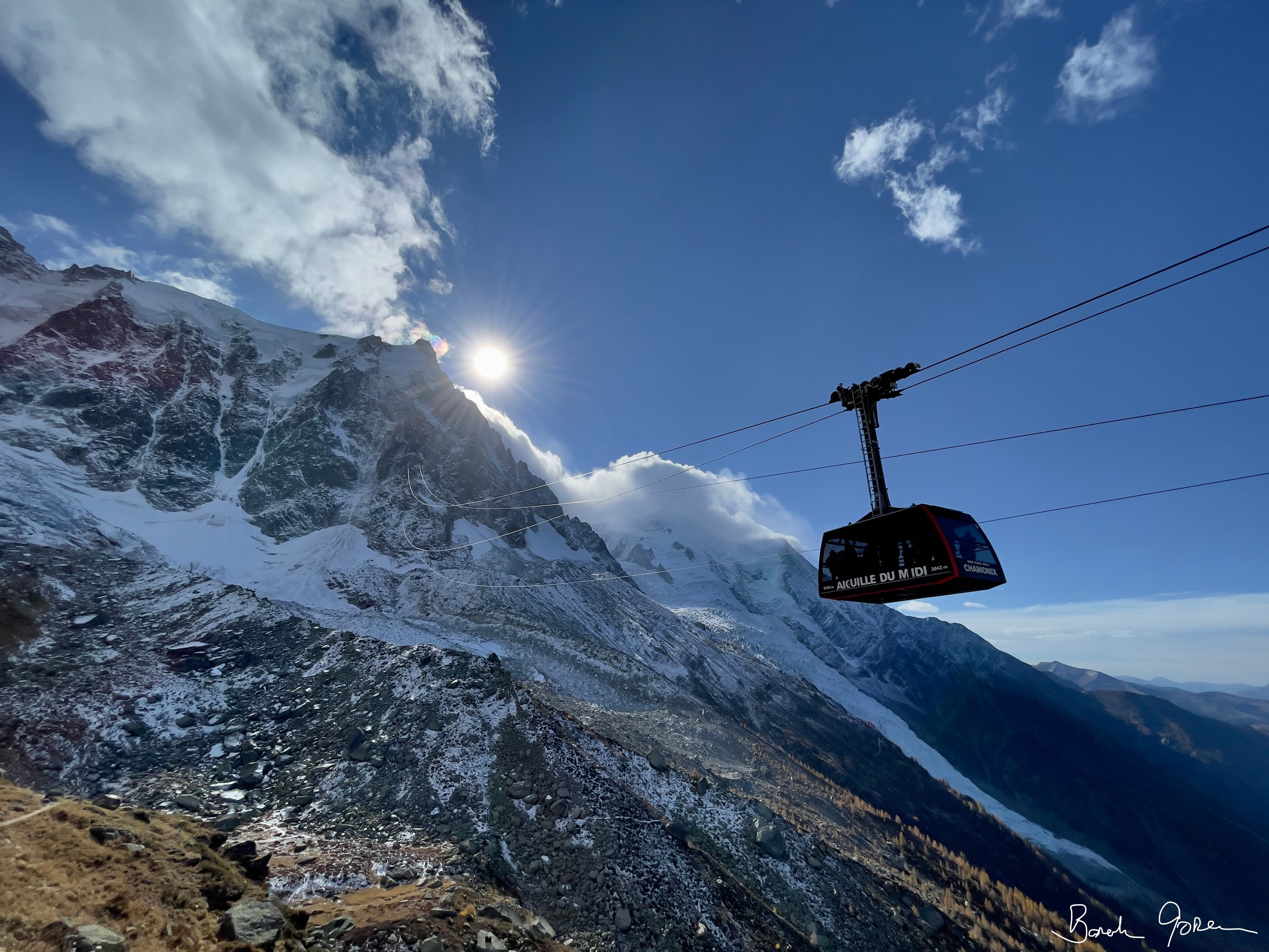 Sky and mountains view