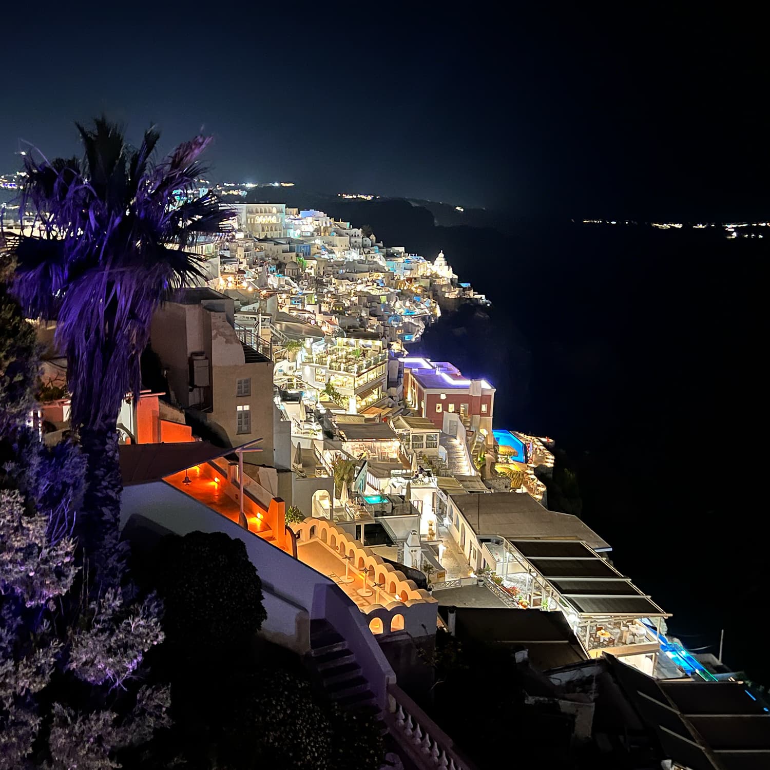 Picture of Greece at night