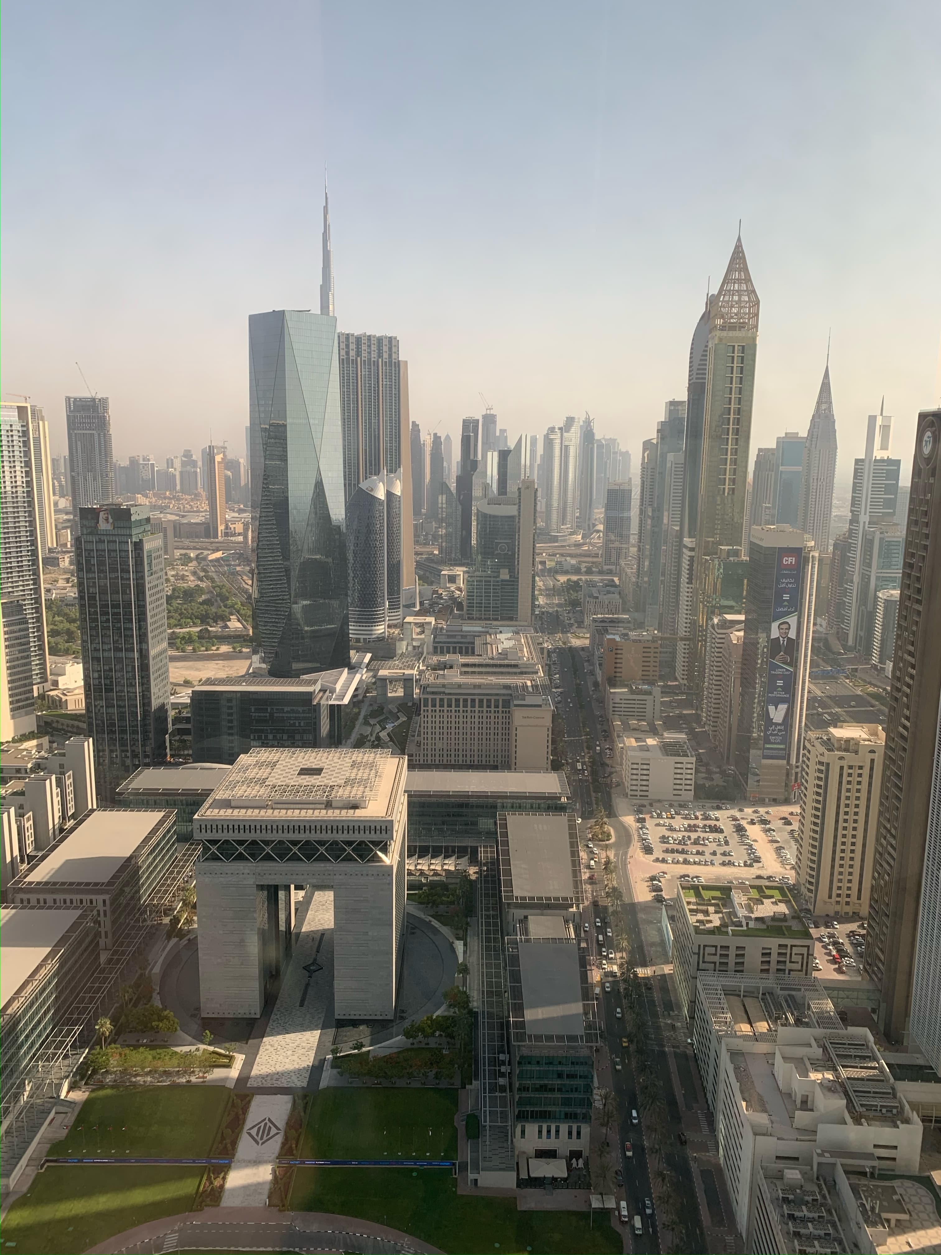 Travel advisor taking picture of city view