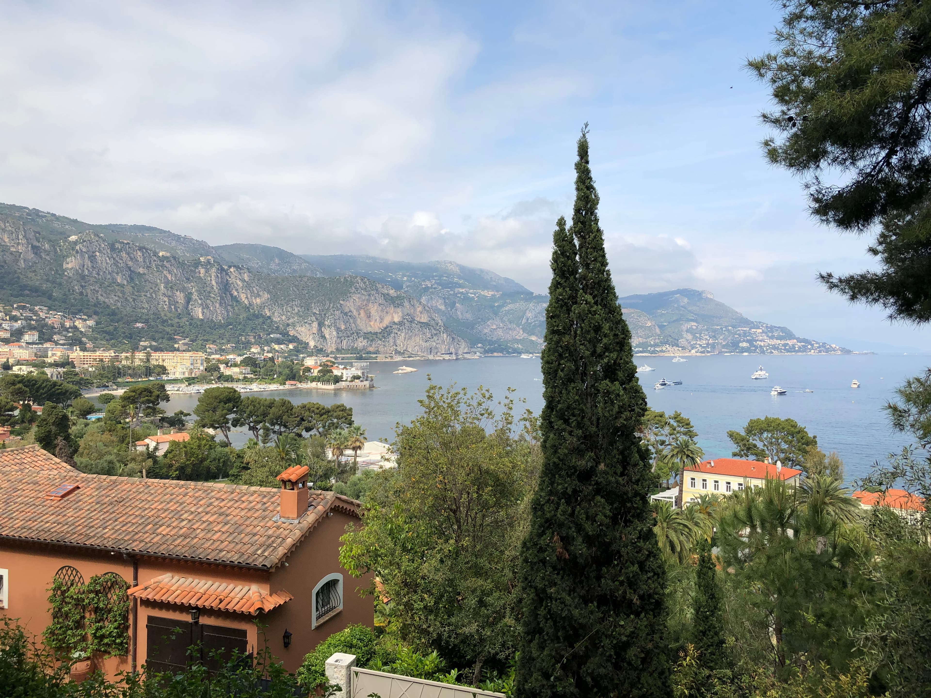 A beautiful view of a lake and valley