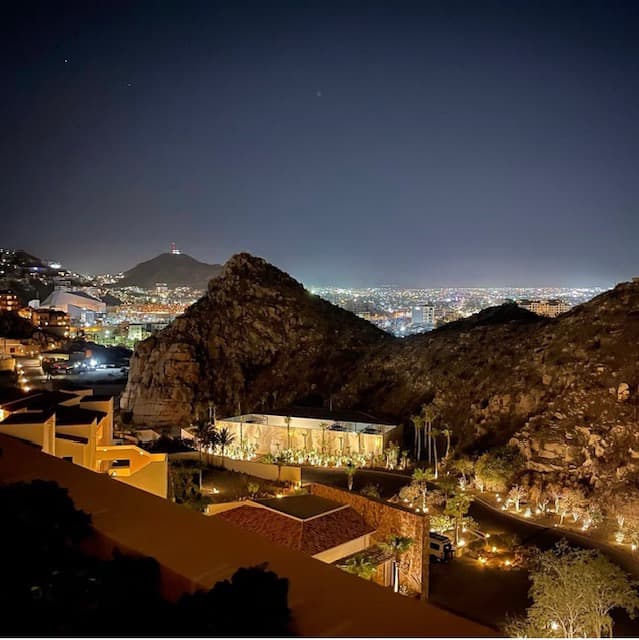 Beautiful Greece at night