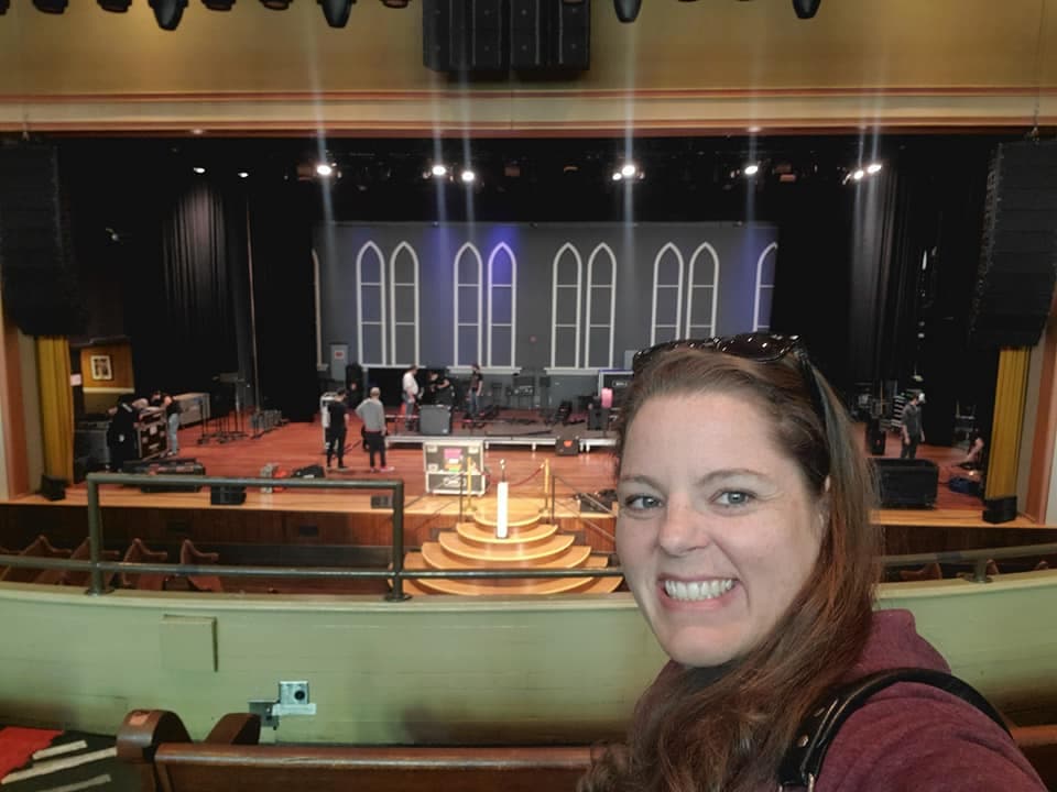 Picture of Melinda at ryman balcony