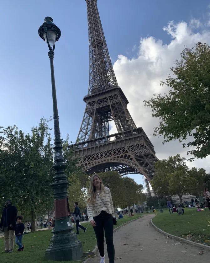 Visiting the Eiffel Tower in Paris