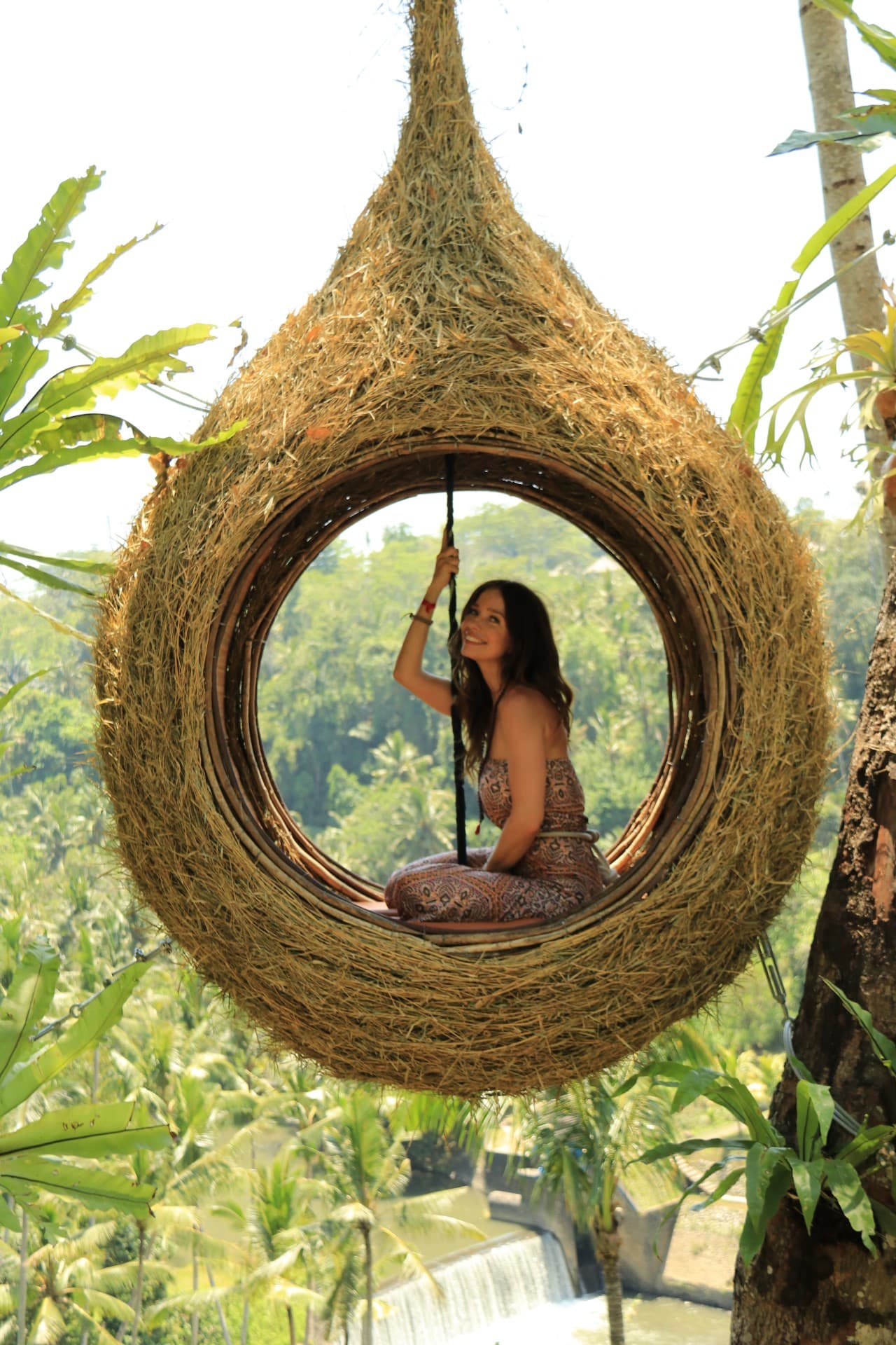 Feeling like a bird at Bali nest