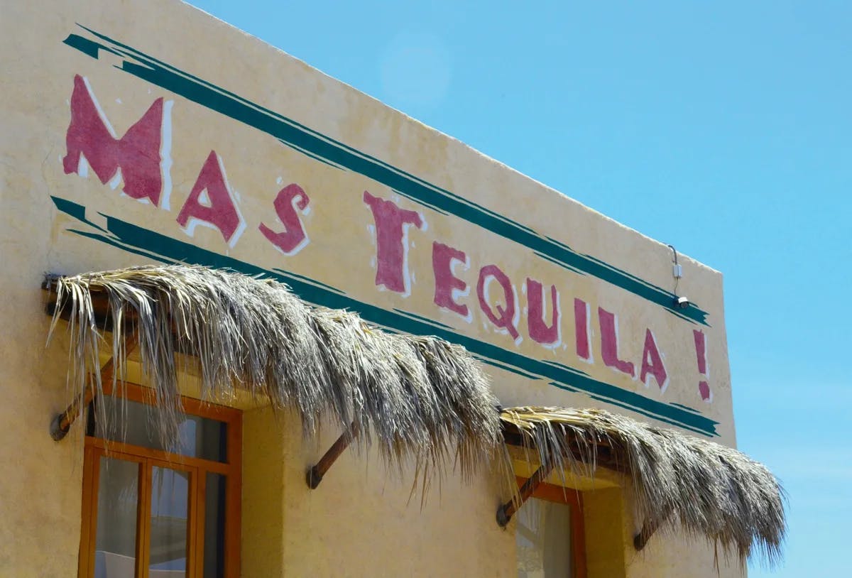 Restaurant named Mas Tequila. 