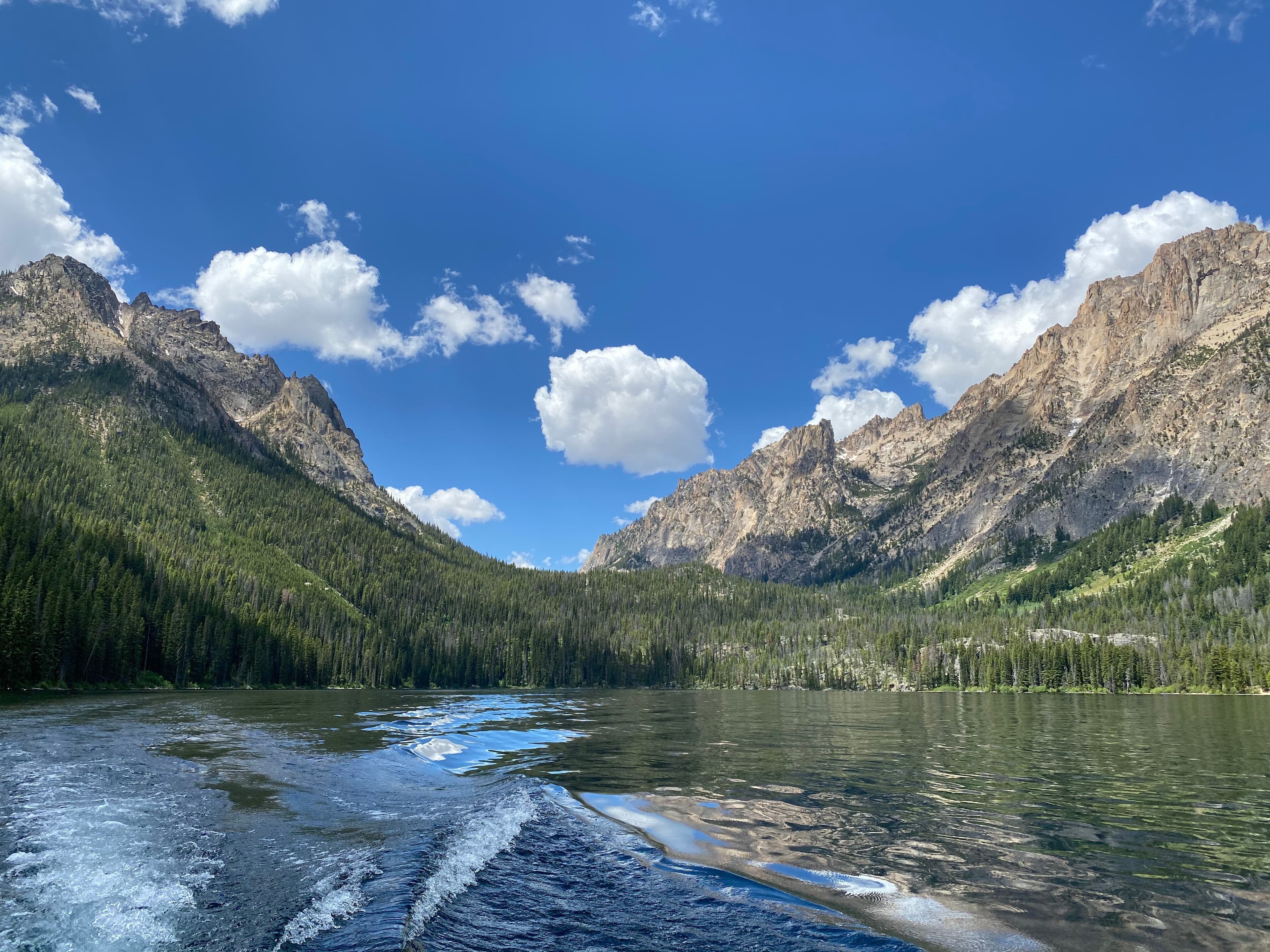 Beautiful view of Redfish Lake