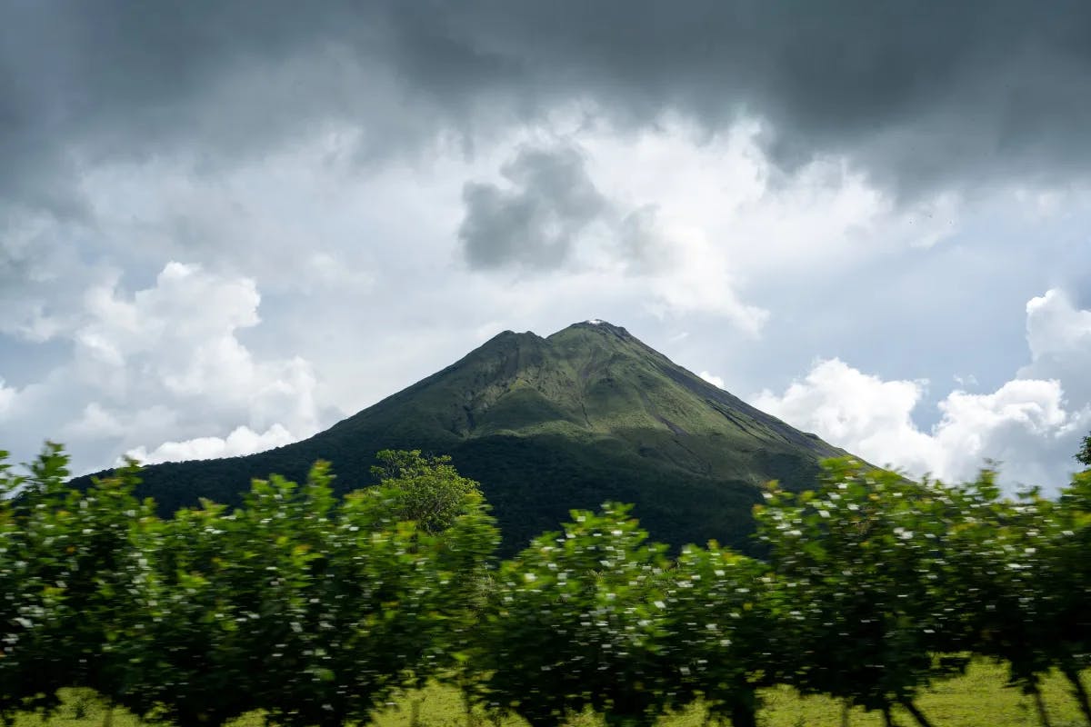 Arenal Volcano view in Arenal Volcano National Park