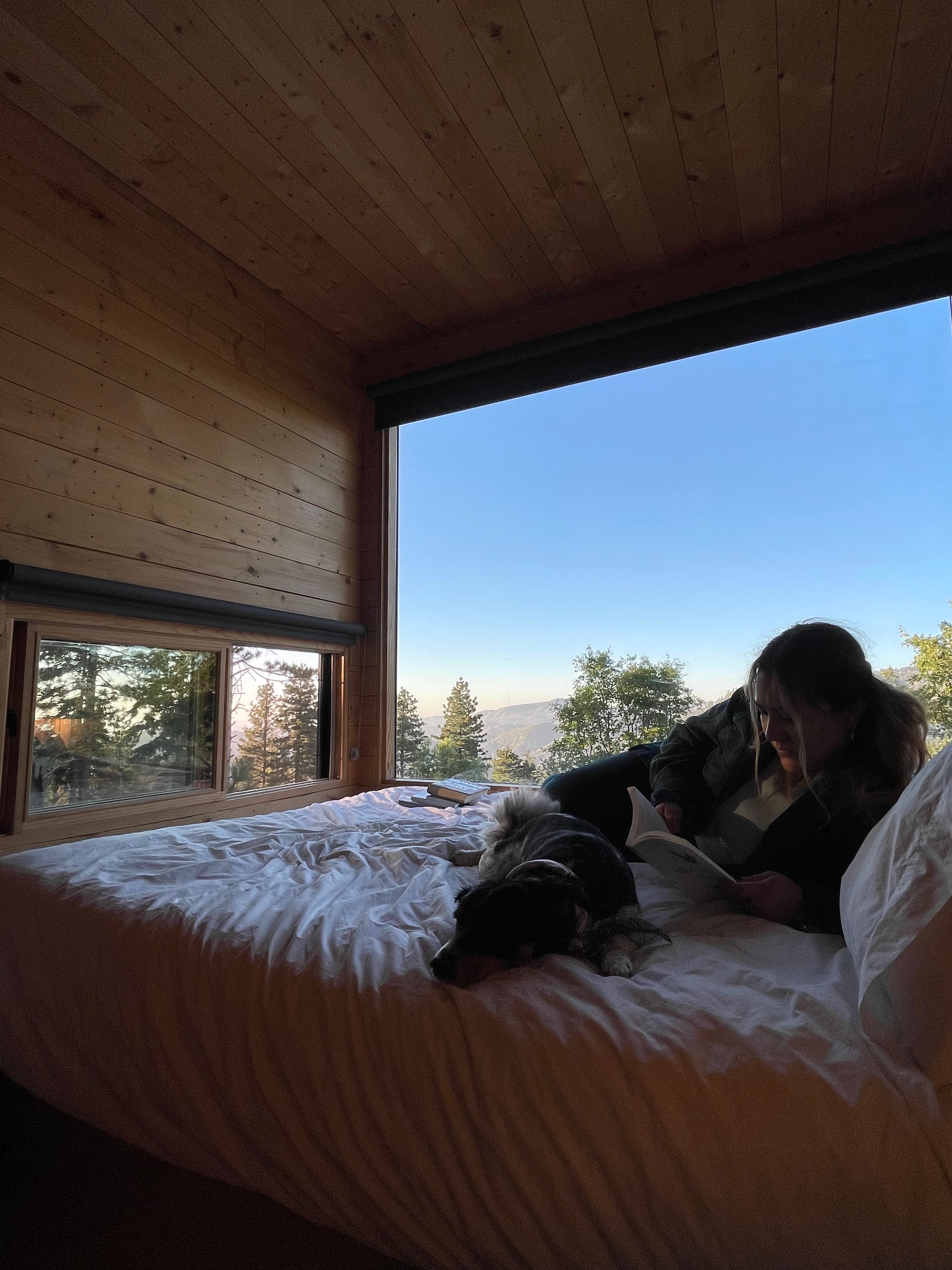 Travel advisor posing in a room