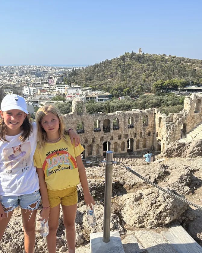 Picture of girls at Odeon of Herodes Atticus
