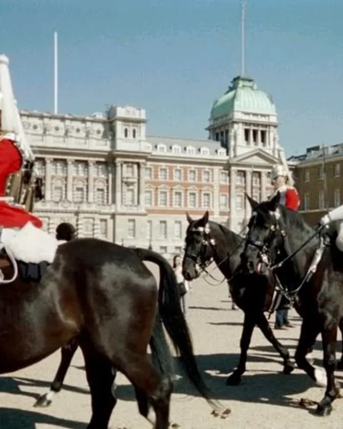 Picture of horse guard parade